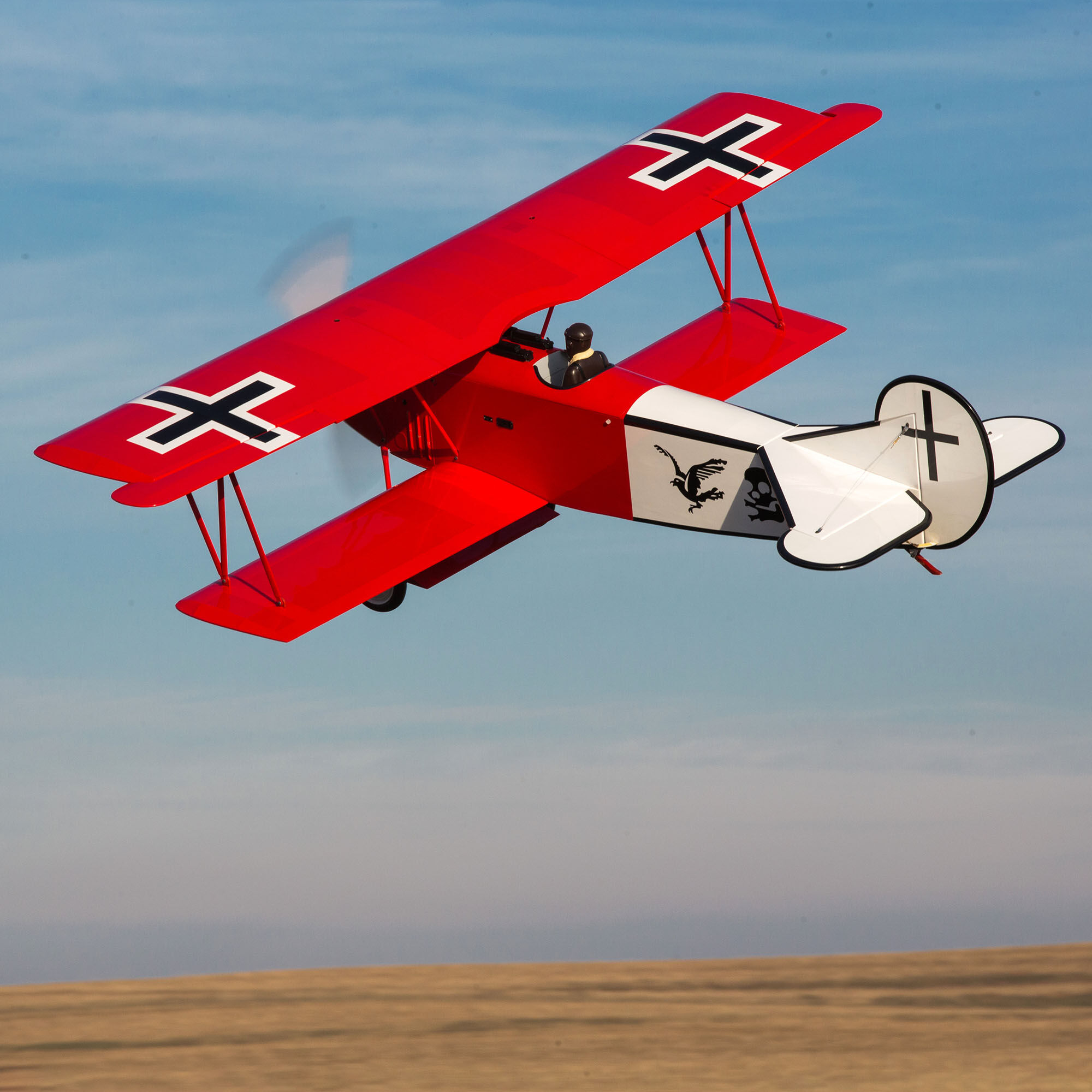 Hangar 9 Fokker D.VII 30-60cc ARF, 87"