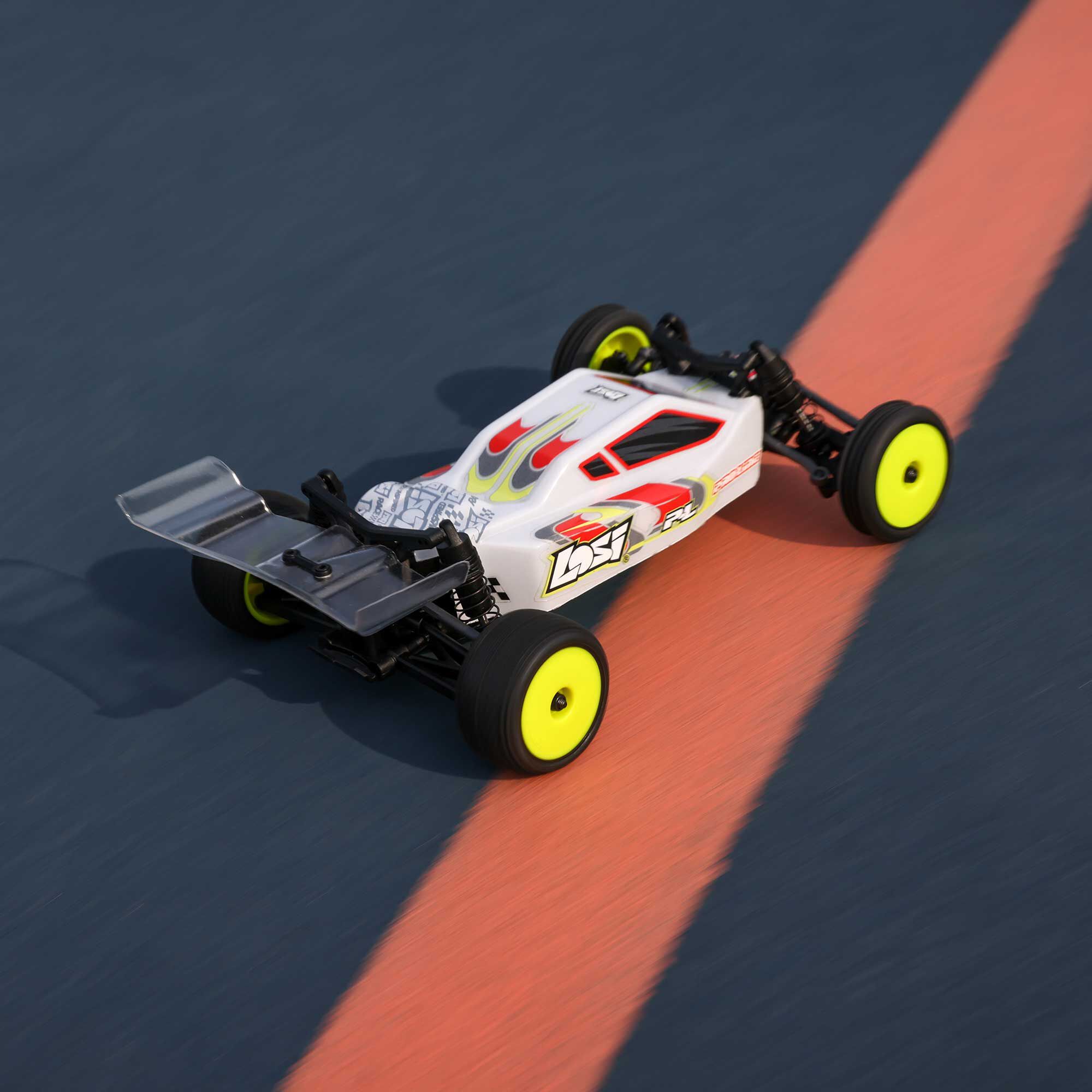Losi 1/24 Micro-B 2S 2WD RTR Race Buggy (Battery & Charger Included), White