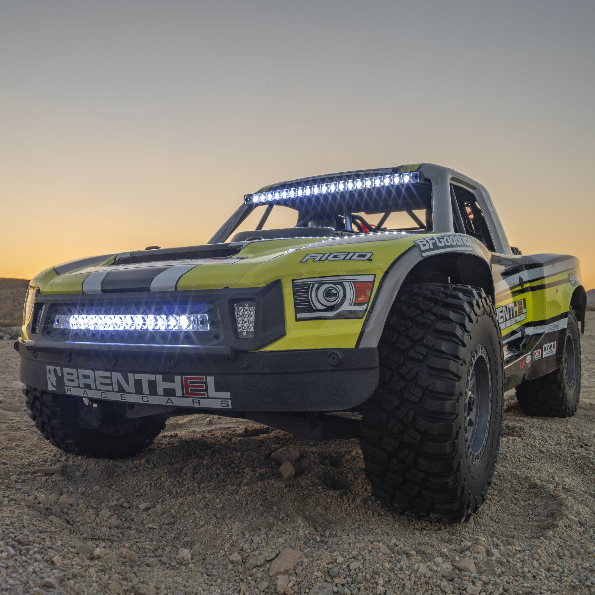 Losi 1/6 Super Baja Rey King Shocks 8S 4X4 RTR Brushless Desert Truck, Blue