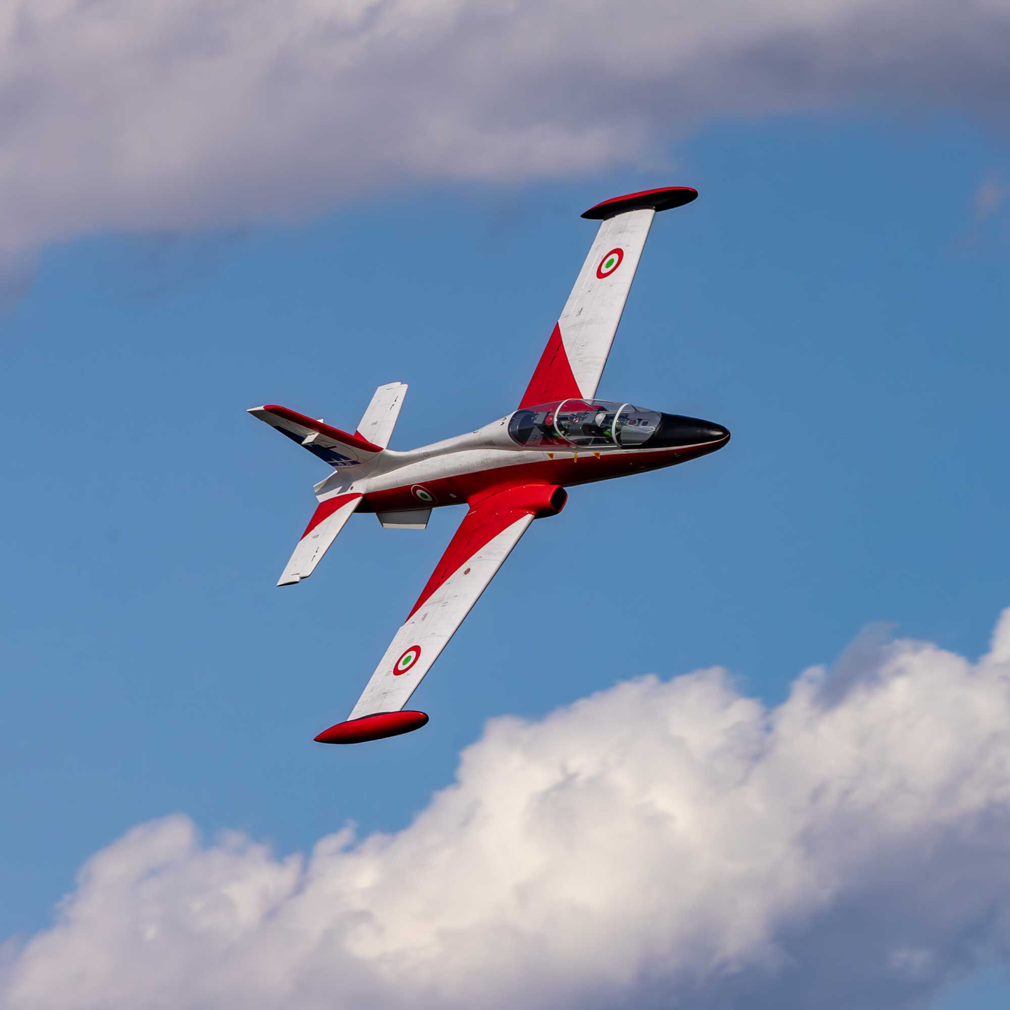 Hangar 9 Aermacchi MB-339 60-86N Scale Military Turbine Jet ARF, 84" with KingTech K-86G4+ Turbine Combo