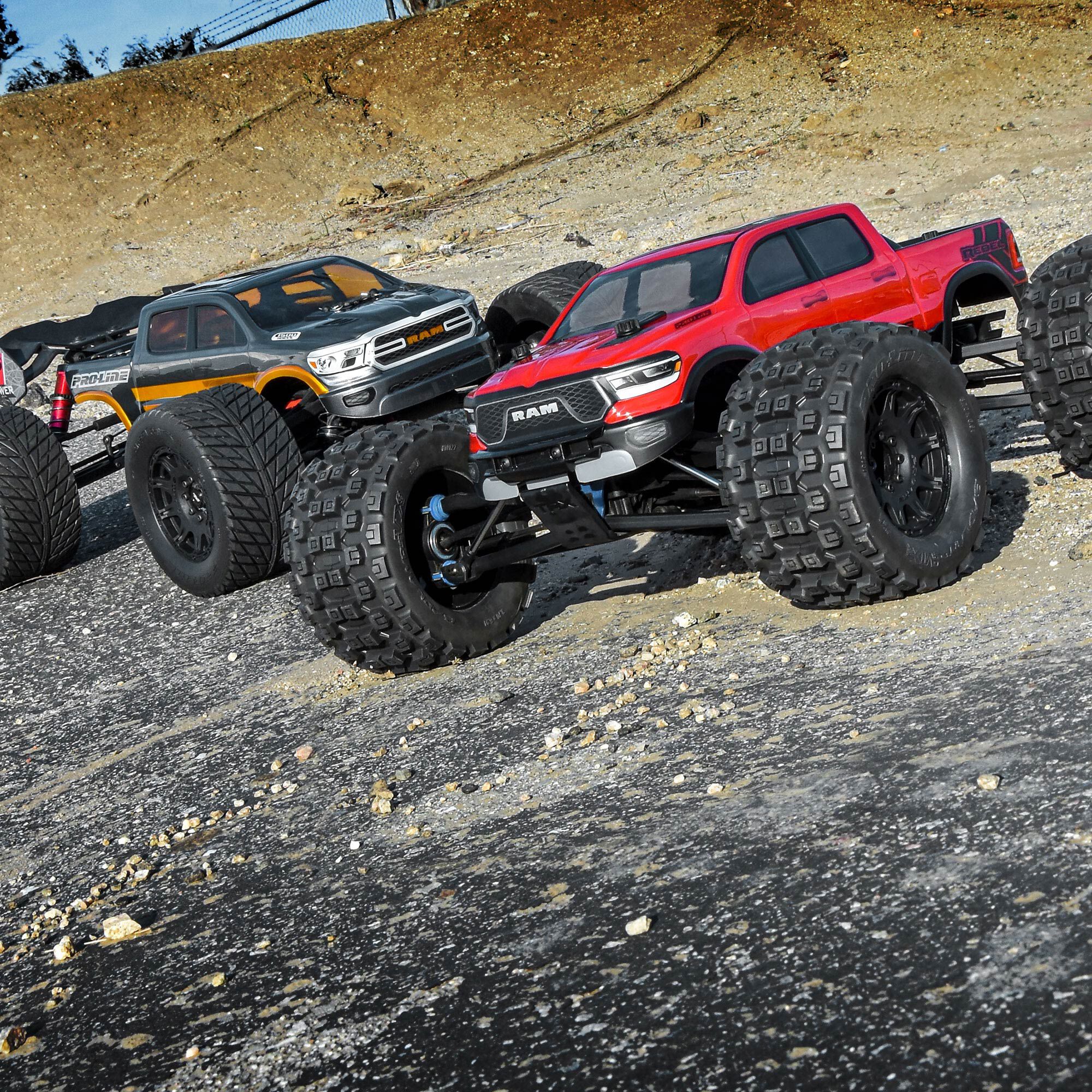 Pro-Line Racing 1/8 Badlands MX38 F/R 3.8" MT Tires Mounted 17mm Black Raid (2)