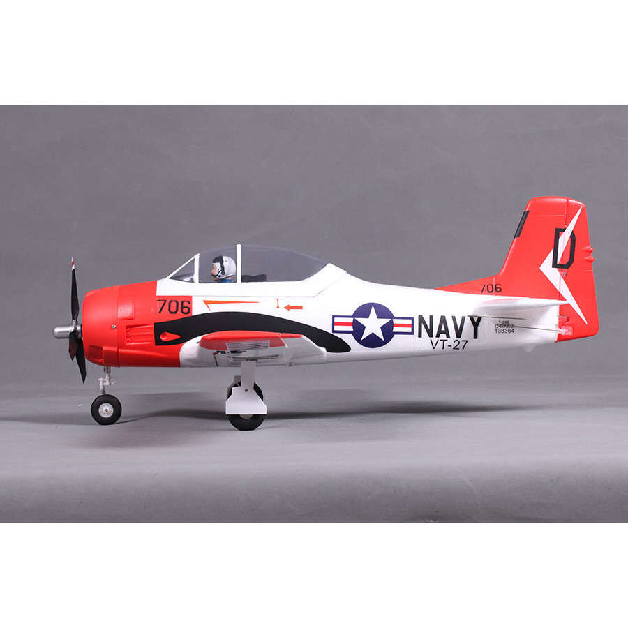 FMS T-28 V2 Red PNP 800mm