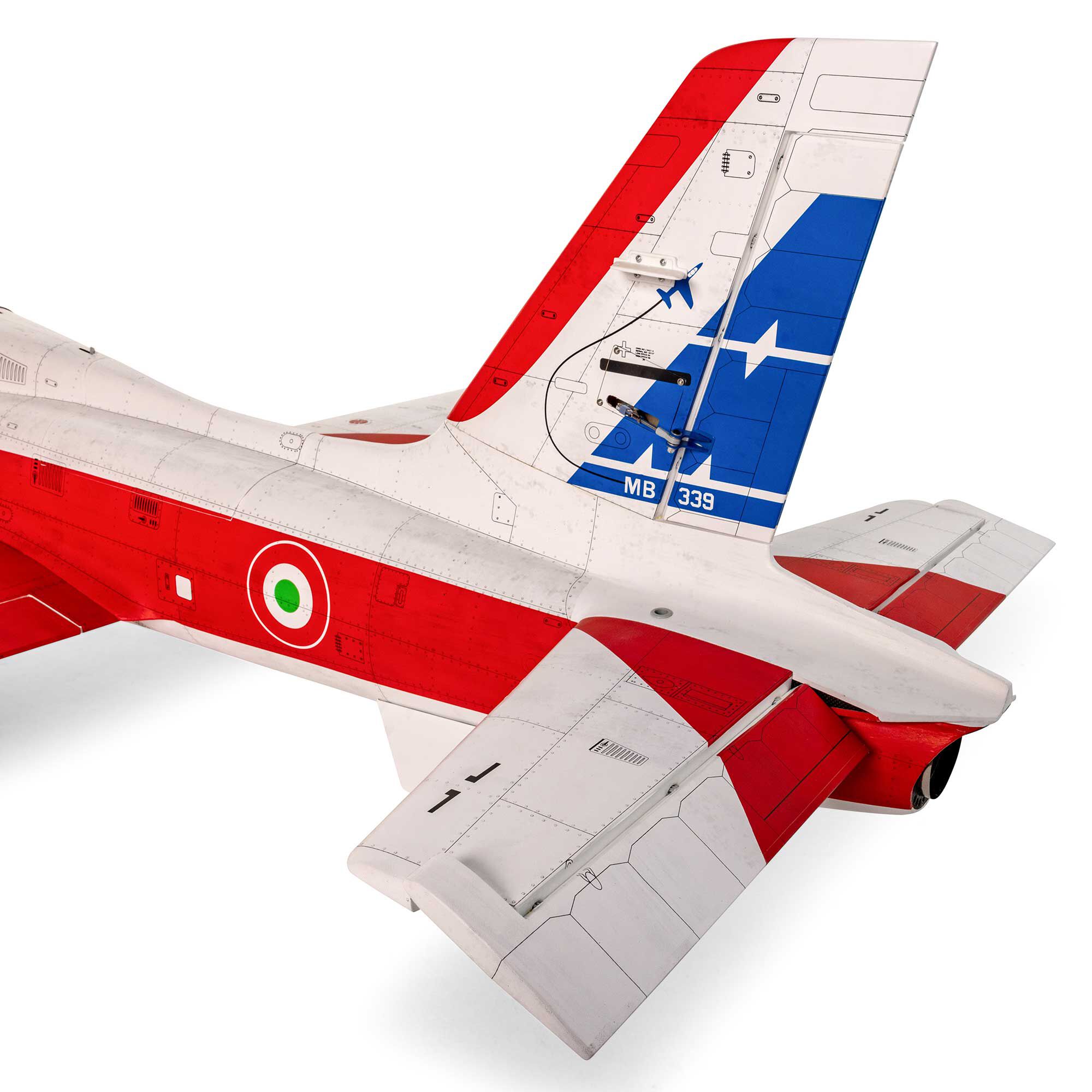 Hangar 9 Aermacchi MB-339 60-86N Scale Military Turbine Jet ARF, 84" with KingTech K-86G4+ Turbine Combo