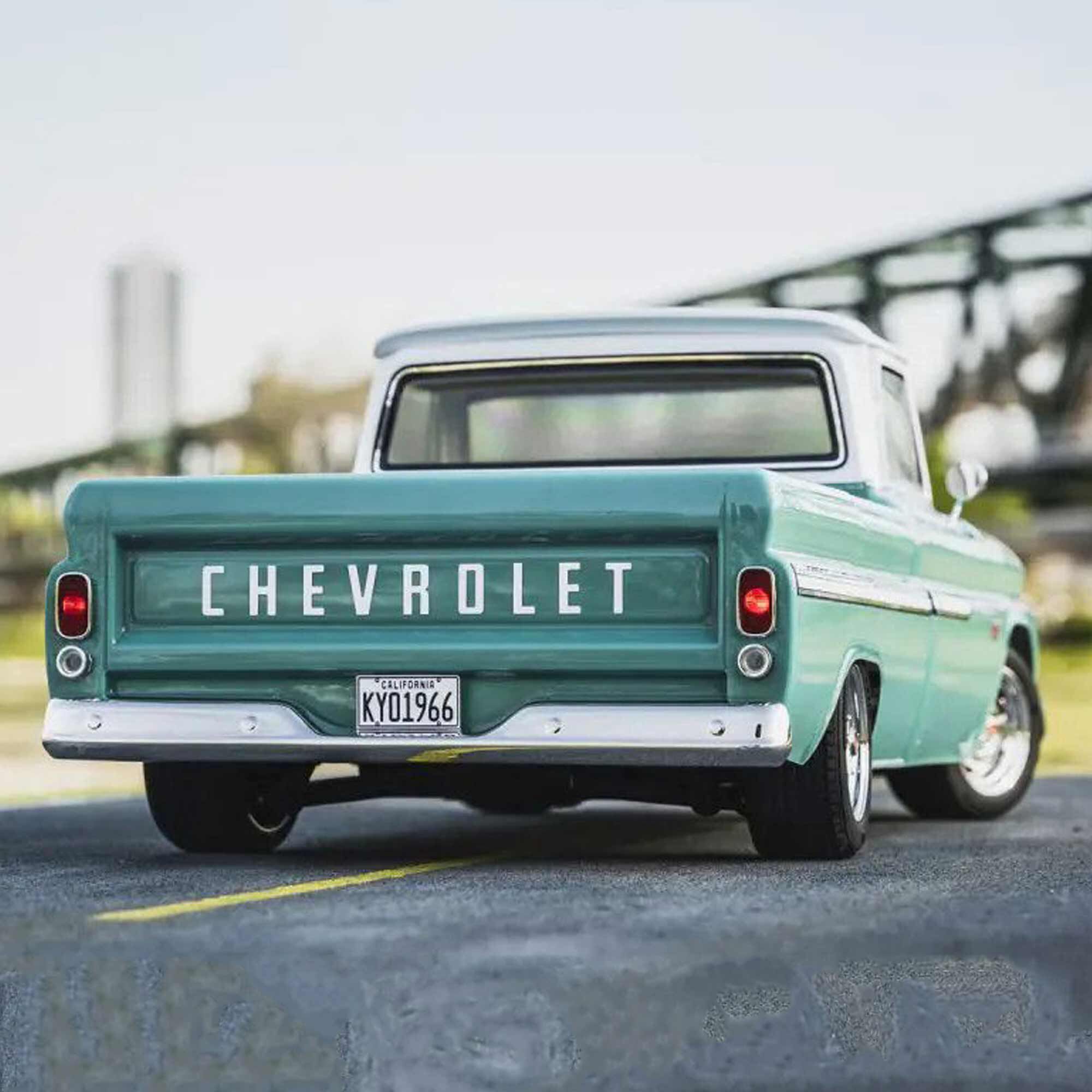 Kyosho 1/10 FAZER Mk2 FZ02L 1966 Chevy C10 Fleetside 4WD Pickup, Light Green