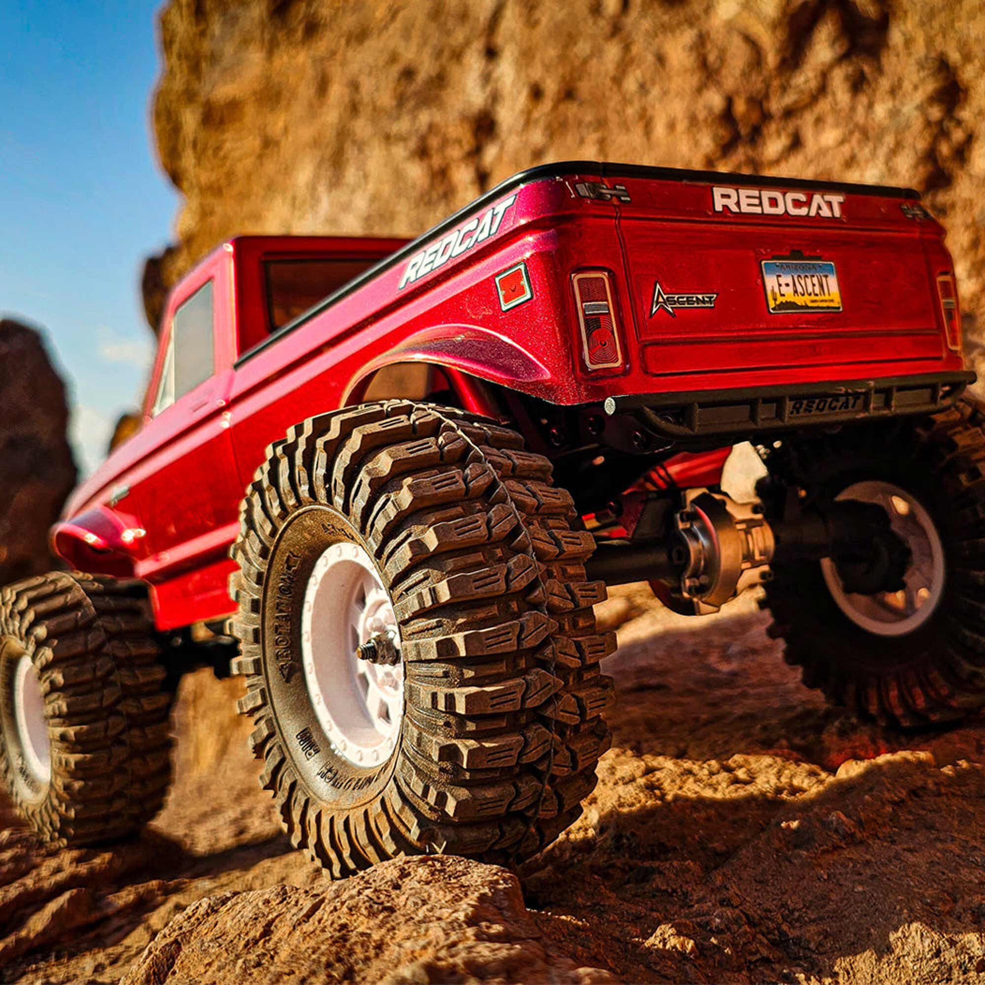 Redcat Racing 1/10 Ascent LCG One-Piece Body Rock Crawler RTR, Red