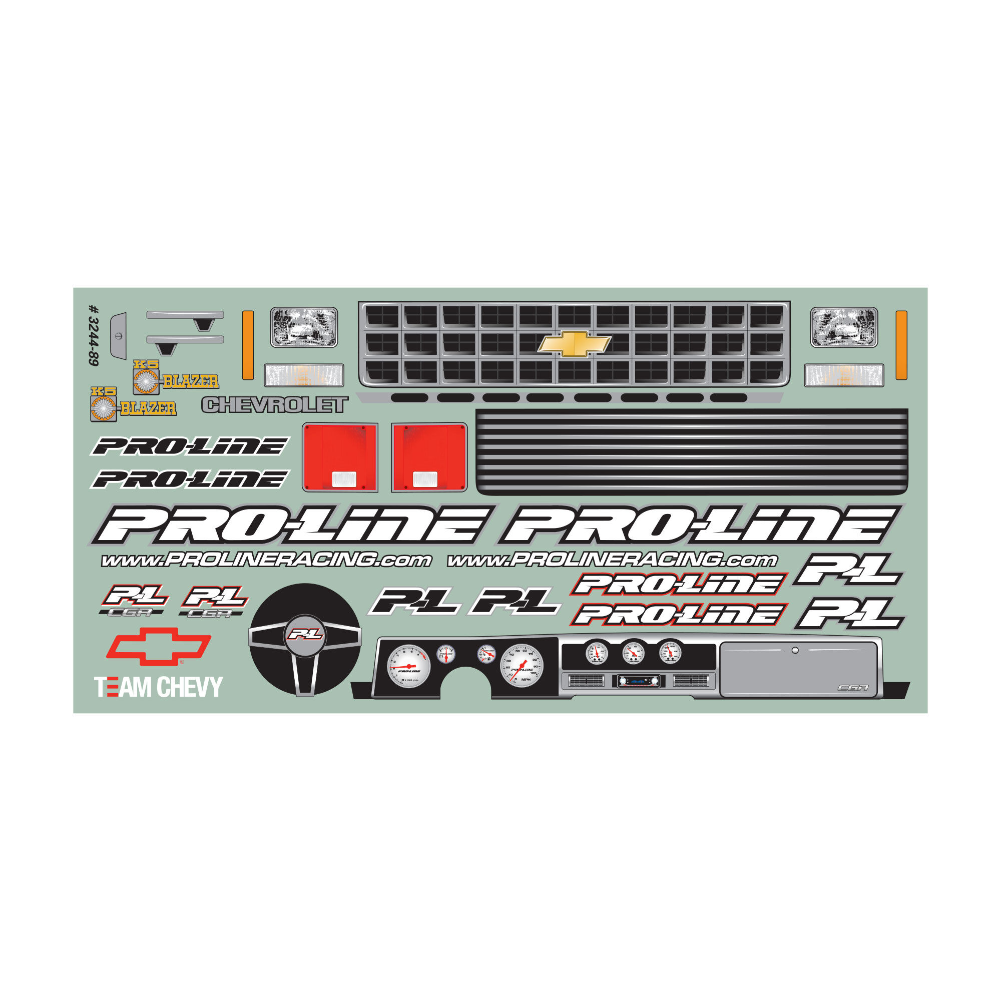 Pro-Line Racing 1/8 1980 Chevy Pick-up Clear Body: Monster Truck
