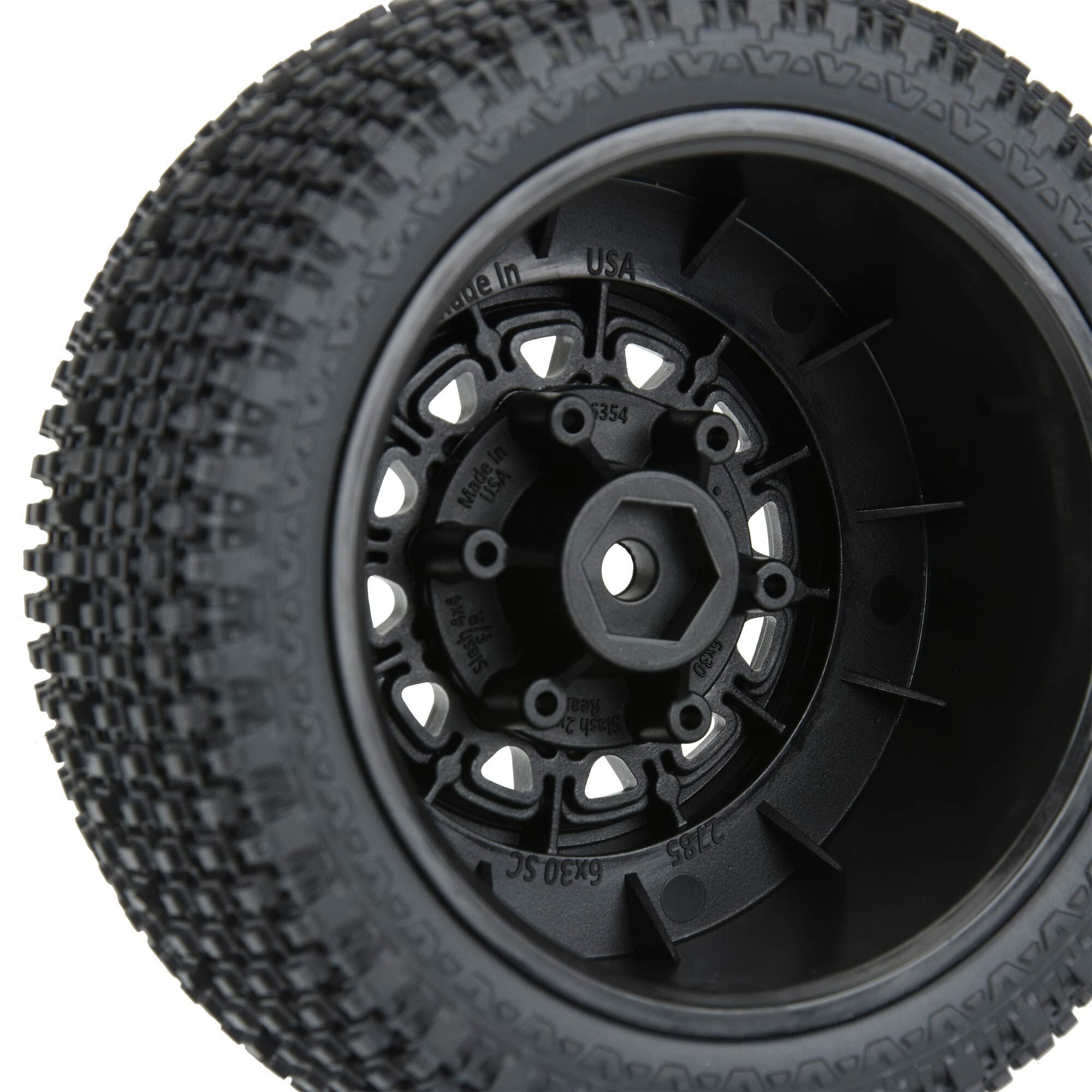 Pro-Line Racing 1/10 Gladiator M2 Front/Rear 2.2"/3.0" SC Mounted 12mm Blk Raid (2)