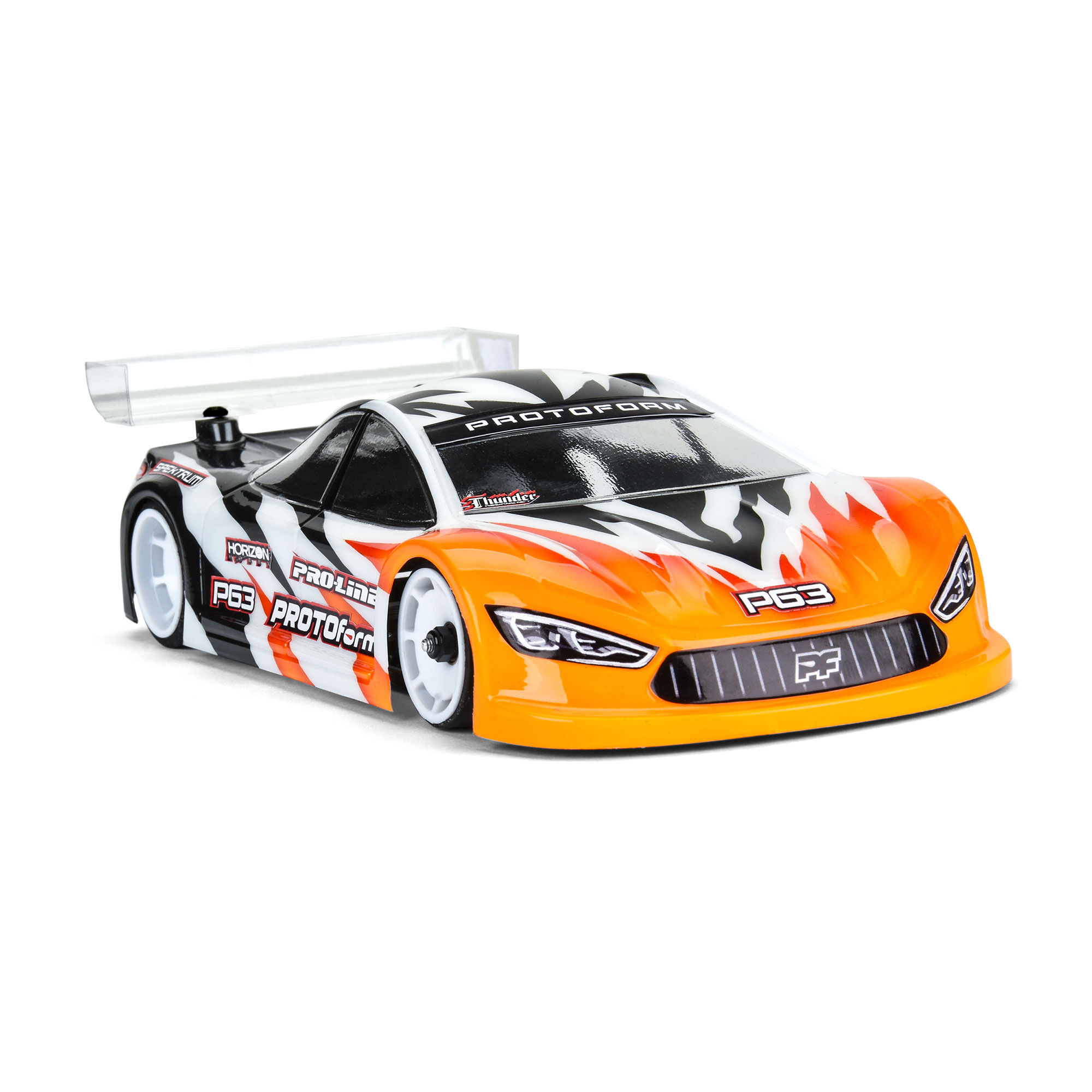 PROTOform 1/28 P63 Light Weight Clear Body: Mini-Z & 1/28 Chassis (98mm WB)