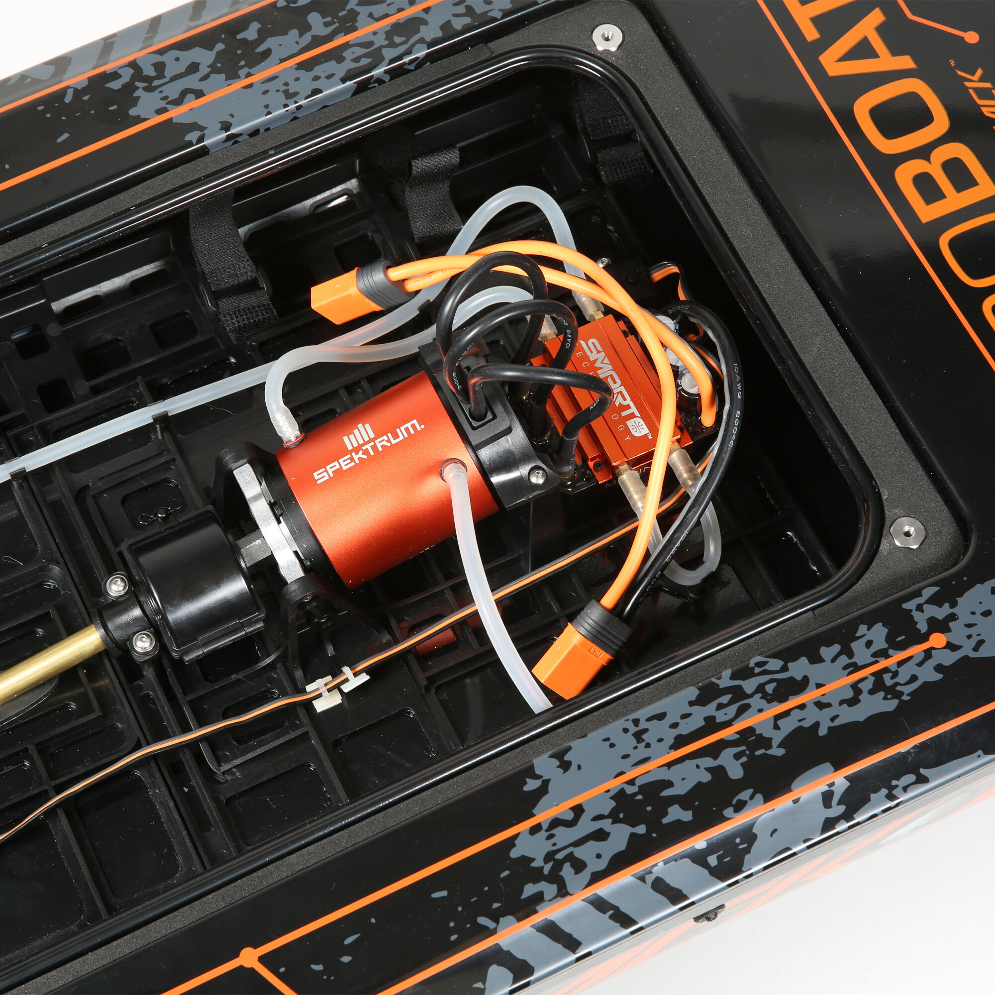 Pro Boat Blackjack 42" 8S Brushless Catamaran RTR, Black/Orange