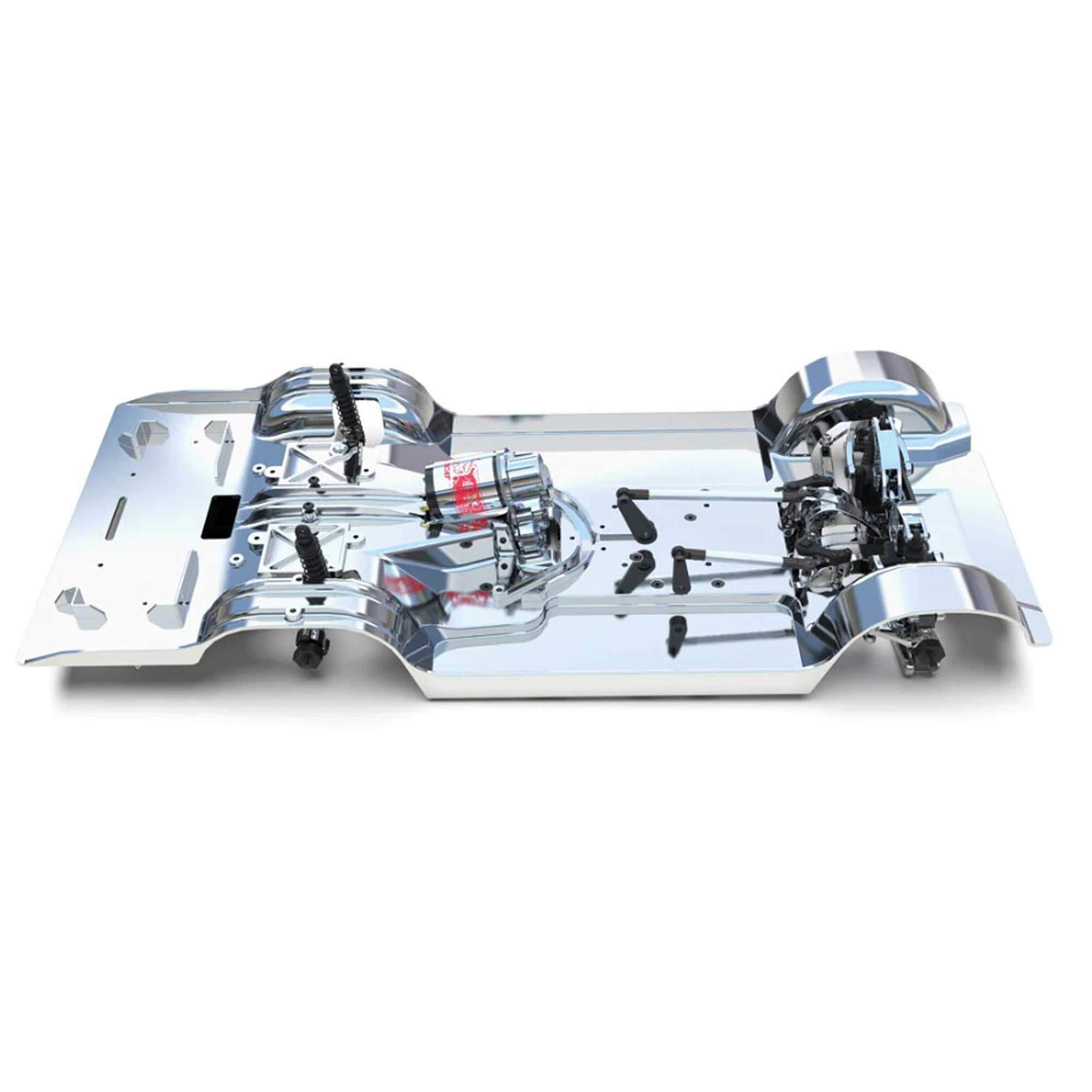 Redcat Racing 1/10 LRH285 Designers Show Lowrider Chassis Kit, Chrome