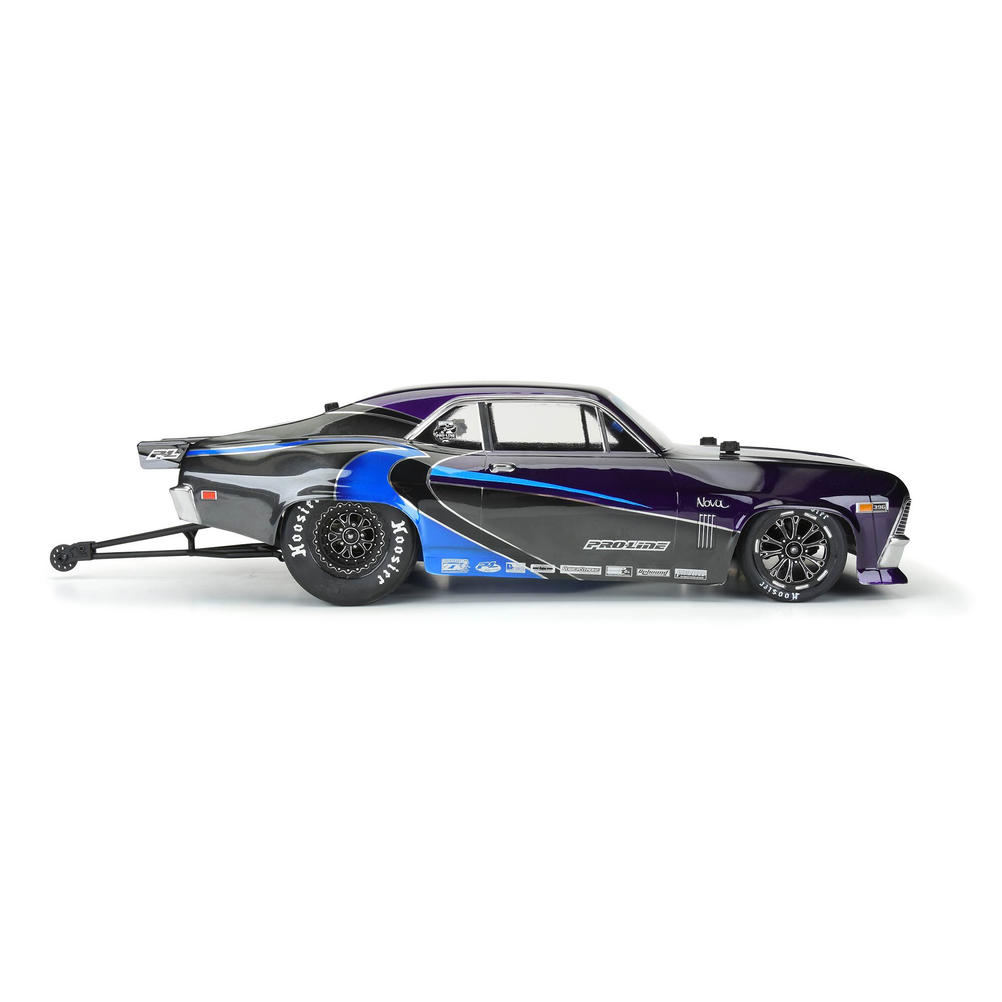 Pro-Line Racing 1/10 1969 Chevrolet Nova Clear Body: Drag Car
