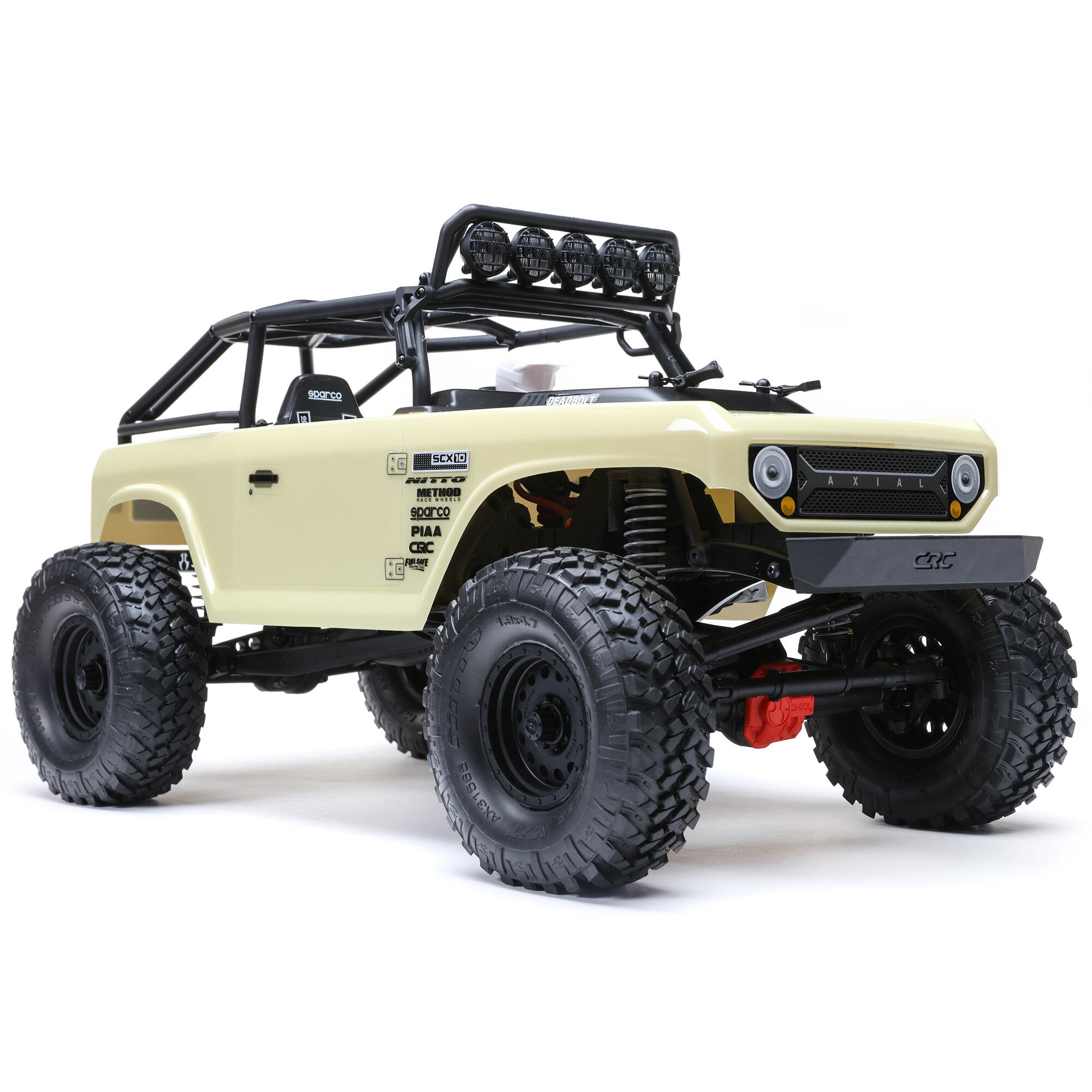 Axial 1/10 SCX10 II Deadbolt 4X4 Brushed RTR, Tan