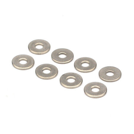 Dubro Products SS Flat Washer, #6