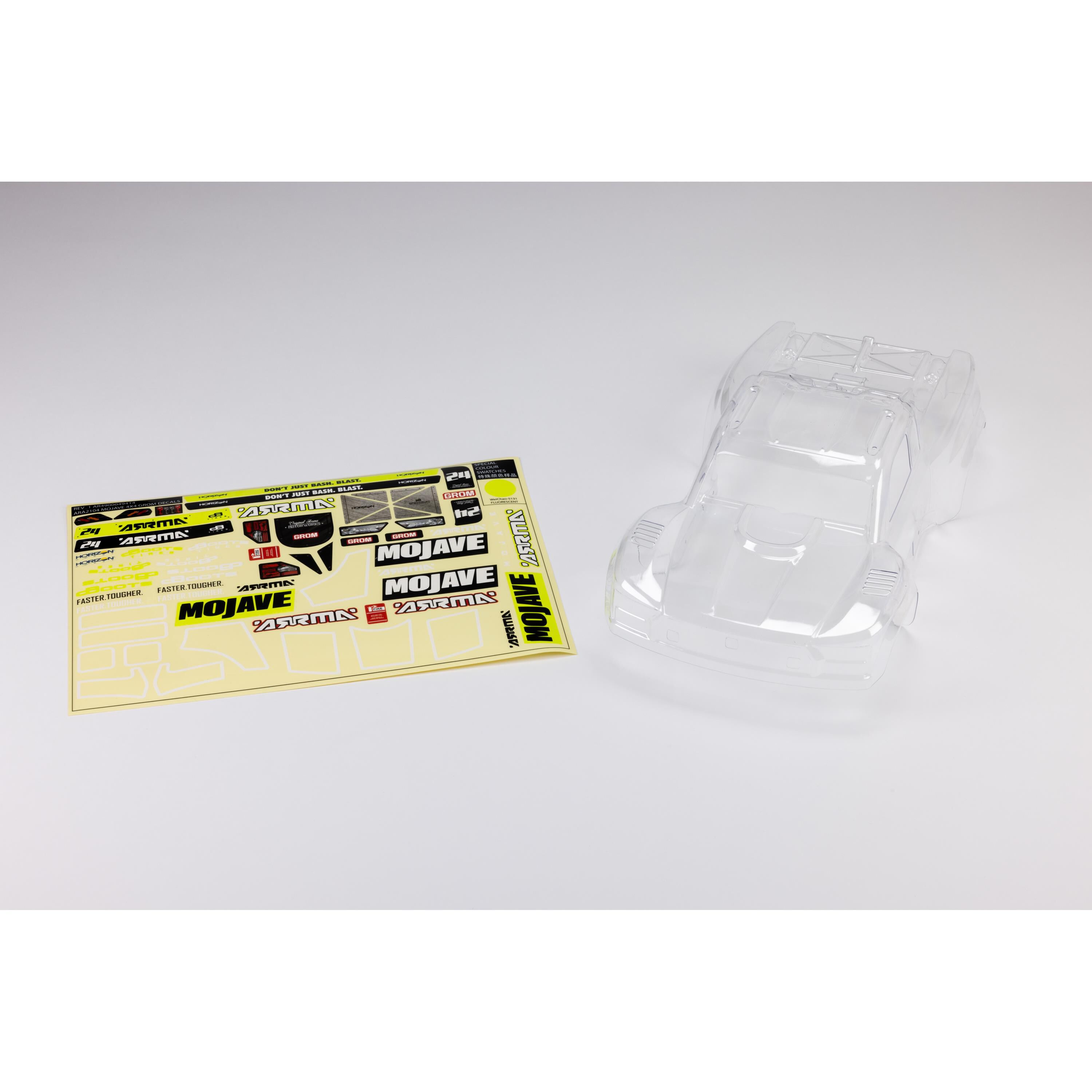ARRMA MOJAVE GROM Body, Clear