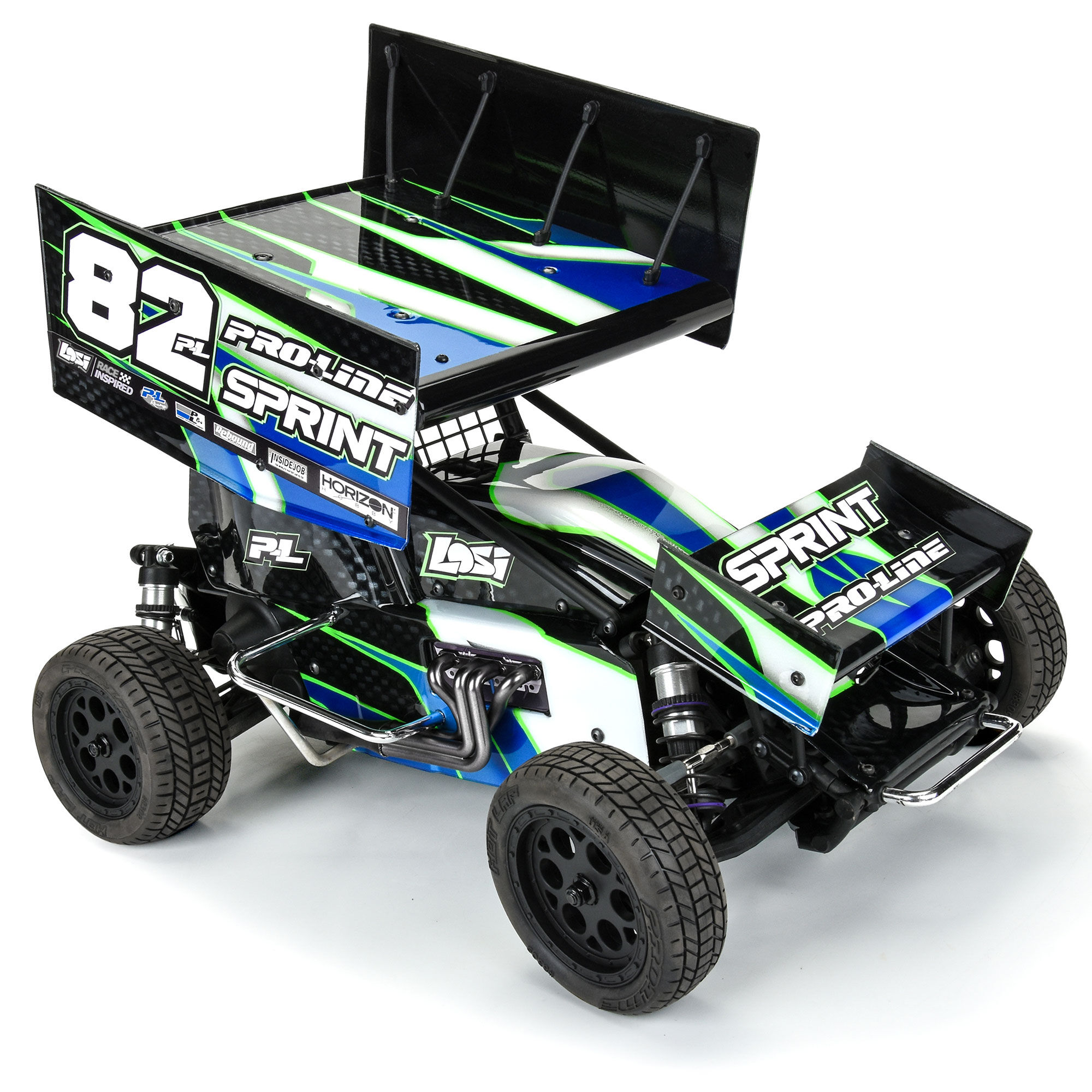 Pro-Line Racing 1/10 Light Weight Clear Wing Set: Losi 22S Sprint Car