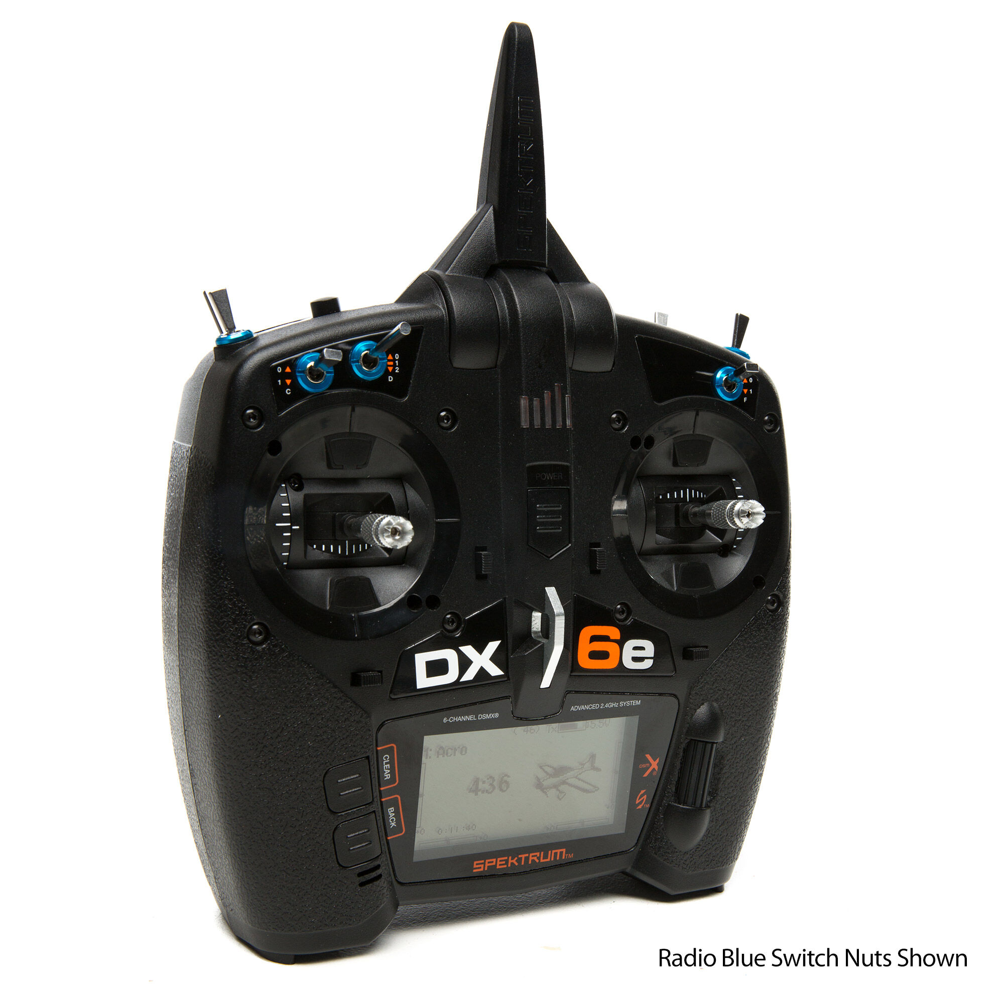 Spektrum Radio Black Switch Nuts (8) & Wrench