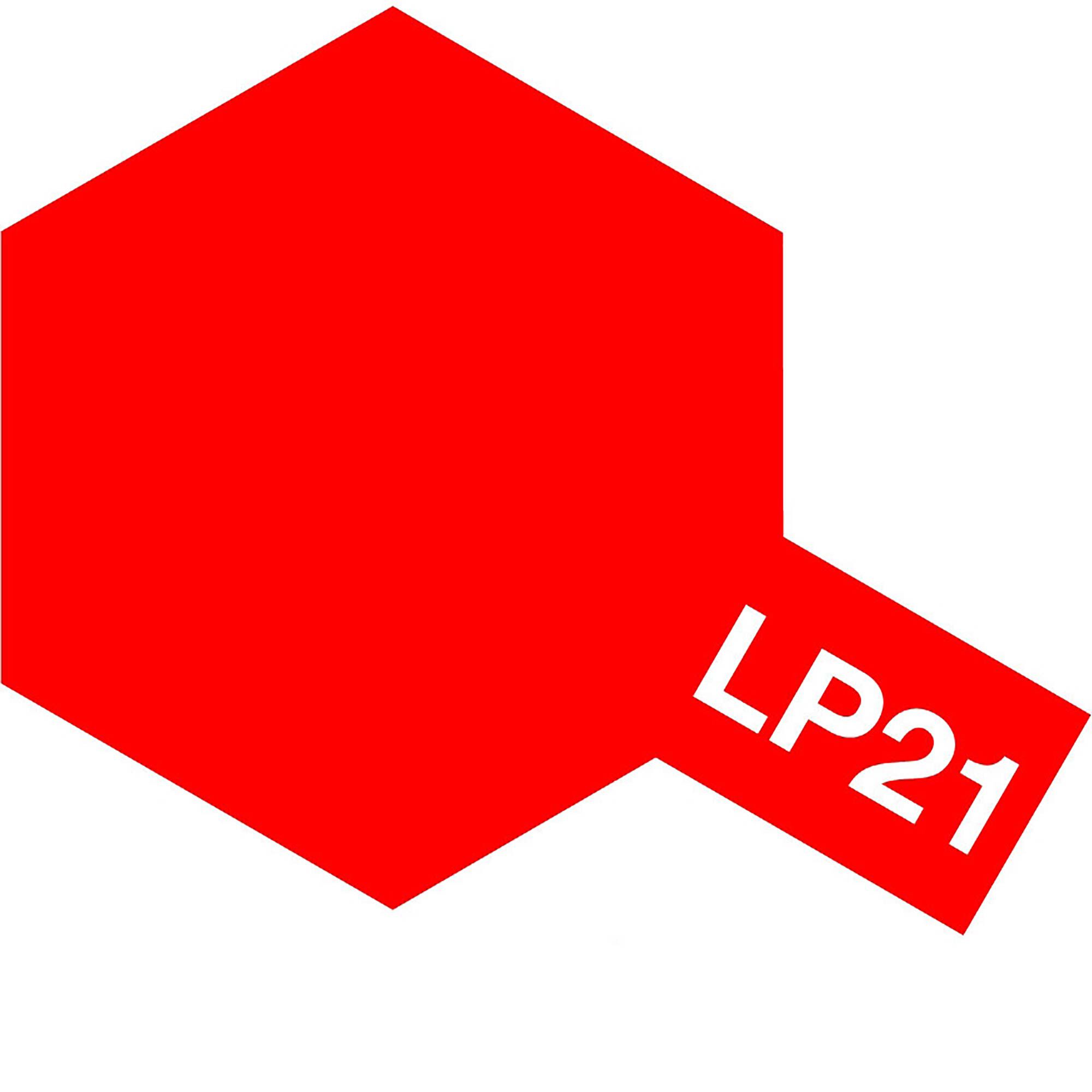 Tamiya Lacquer Paint, LP-21 Italian Red, 10 mL