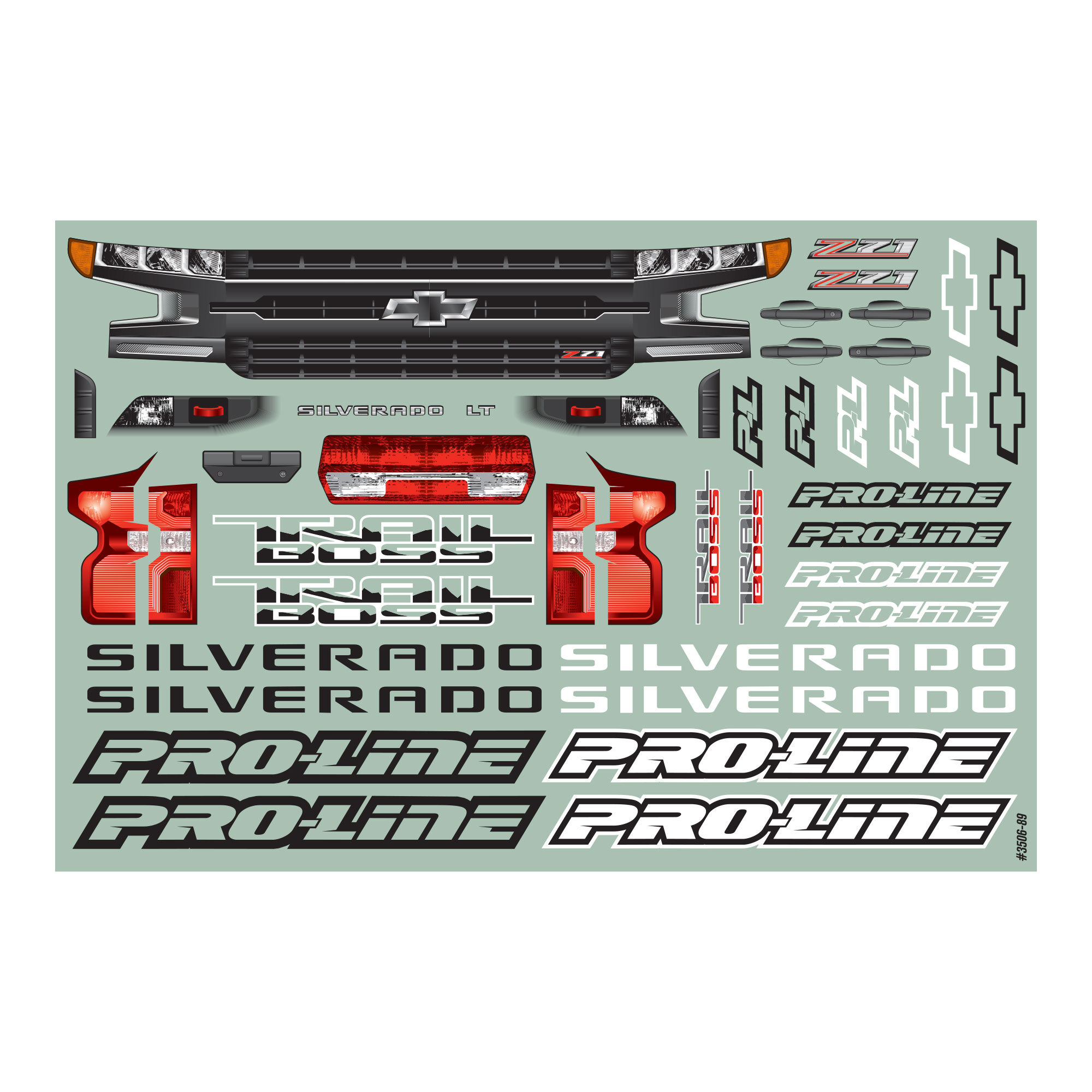 Pro-Line Racing 1/10 2019 Chevy Silverado Z71 Trail Boss Clear Body: Stampede 4x4