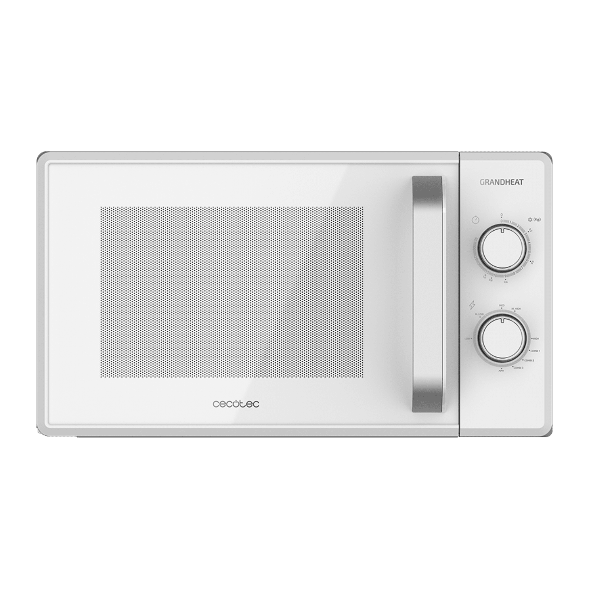 Grandheat 3120 M Microondas de 20 litros de capacidad con grill, revestimiento Anti-Dirt iTech y tecnología 3DWave.