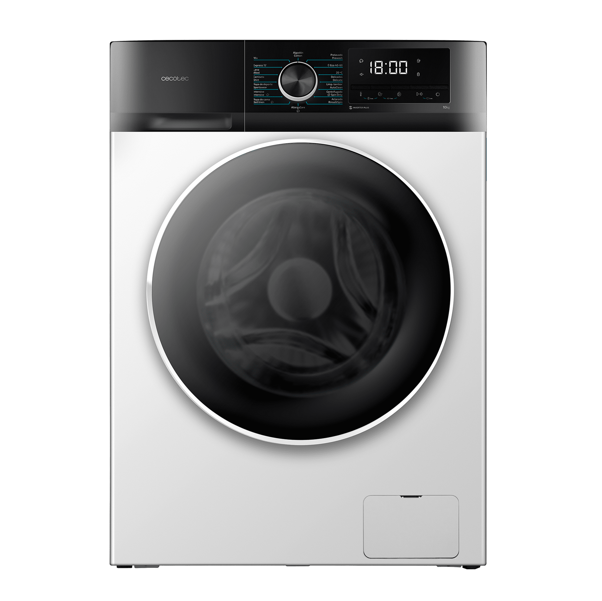 Bolero DressCode 12500 Inverter Lavadora de 12 Kg blanca, 1400 rpm, motor inverter plus, Steam Max y Clase A-20 %.