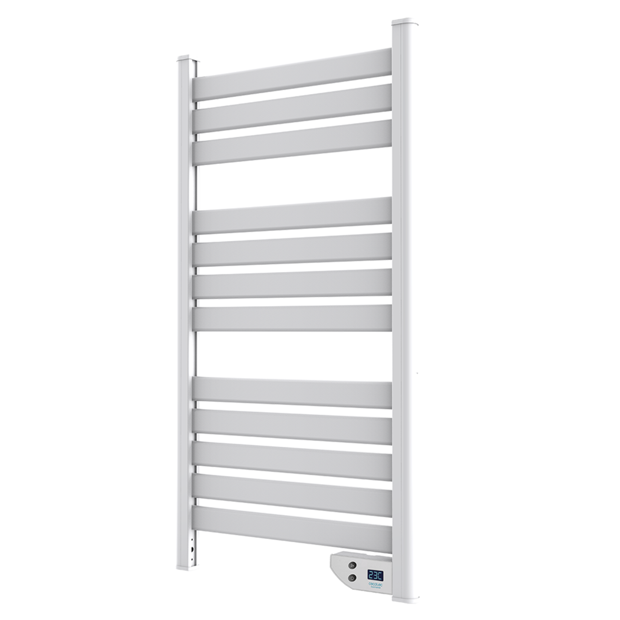 Ready Warm 9000 Twin Towel White de bajo consumo de 500 W y pantalla LED.