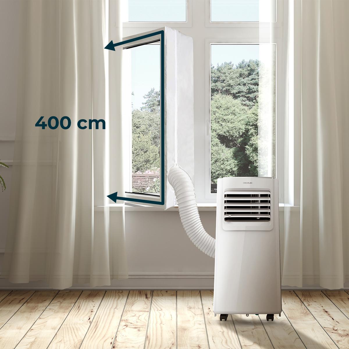 Cubierta aislante 400 Cubierta aislante ventana oscilobatiente 400 cm para aires acondicionados portátiles.