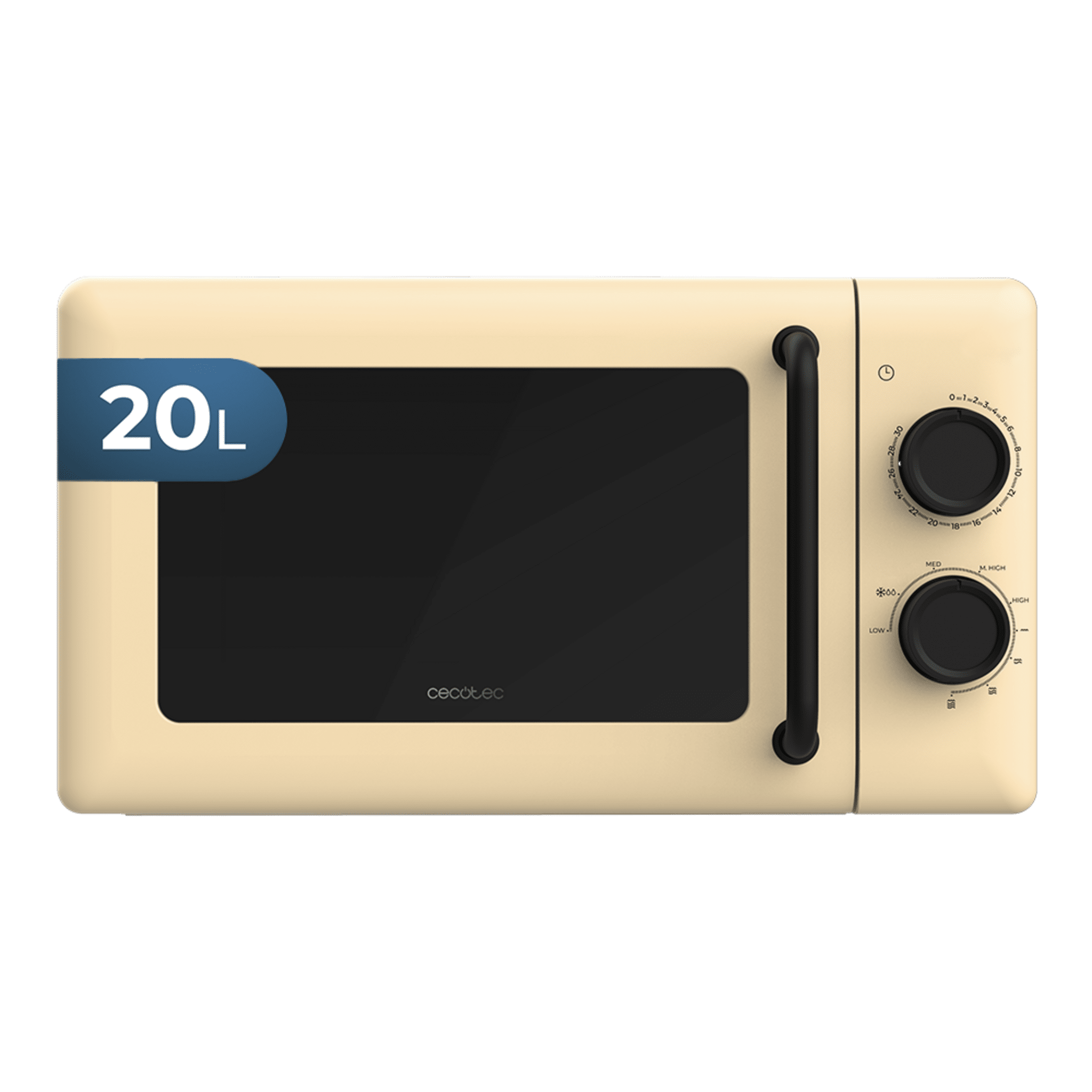 Proclean 3110 Yellow Microondas mecánico con grill de 20 L y 700 W.