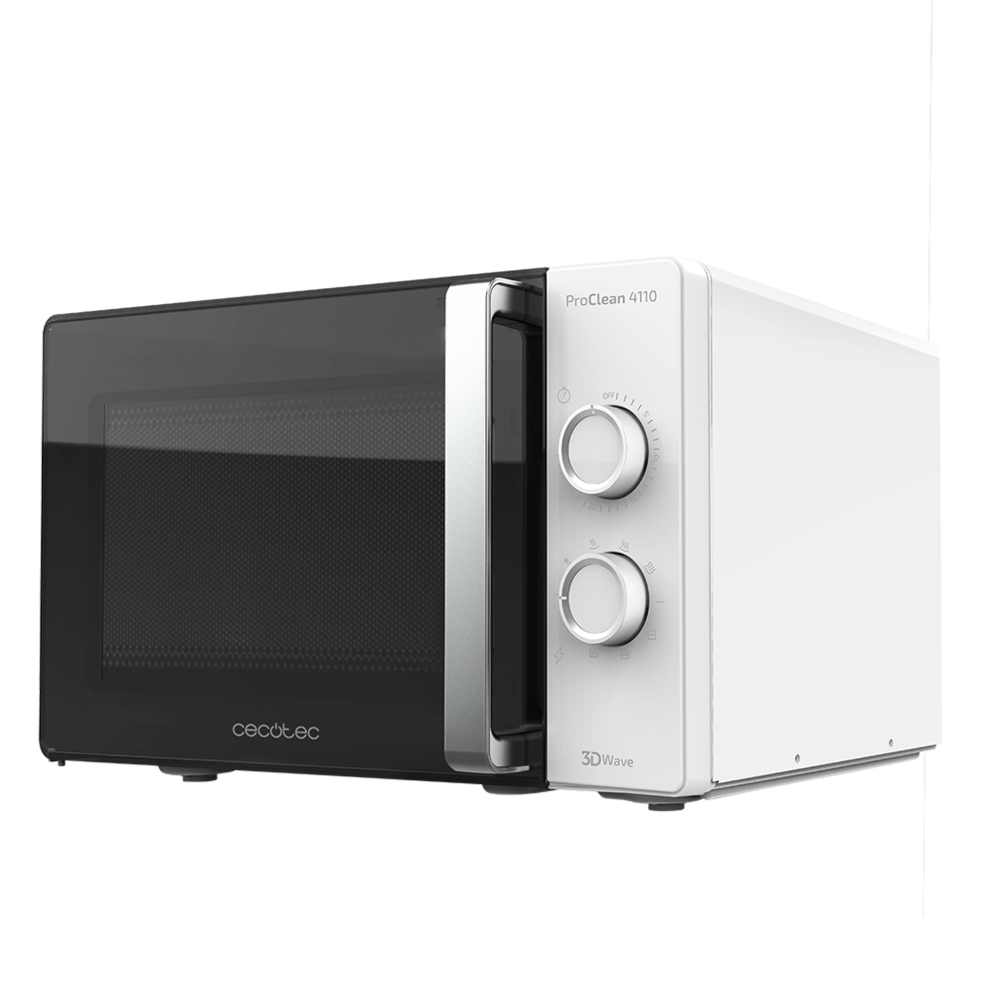 Proclean 4110 Microondas de 23 litros de capacidad con grill, revestimiento Ready2Clean y tecnología 3DWave.