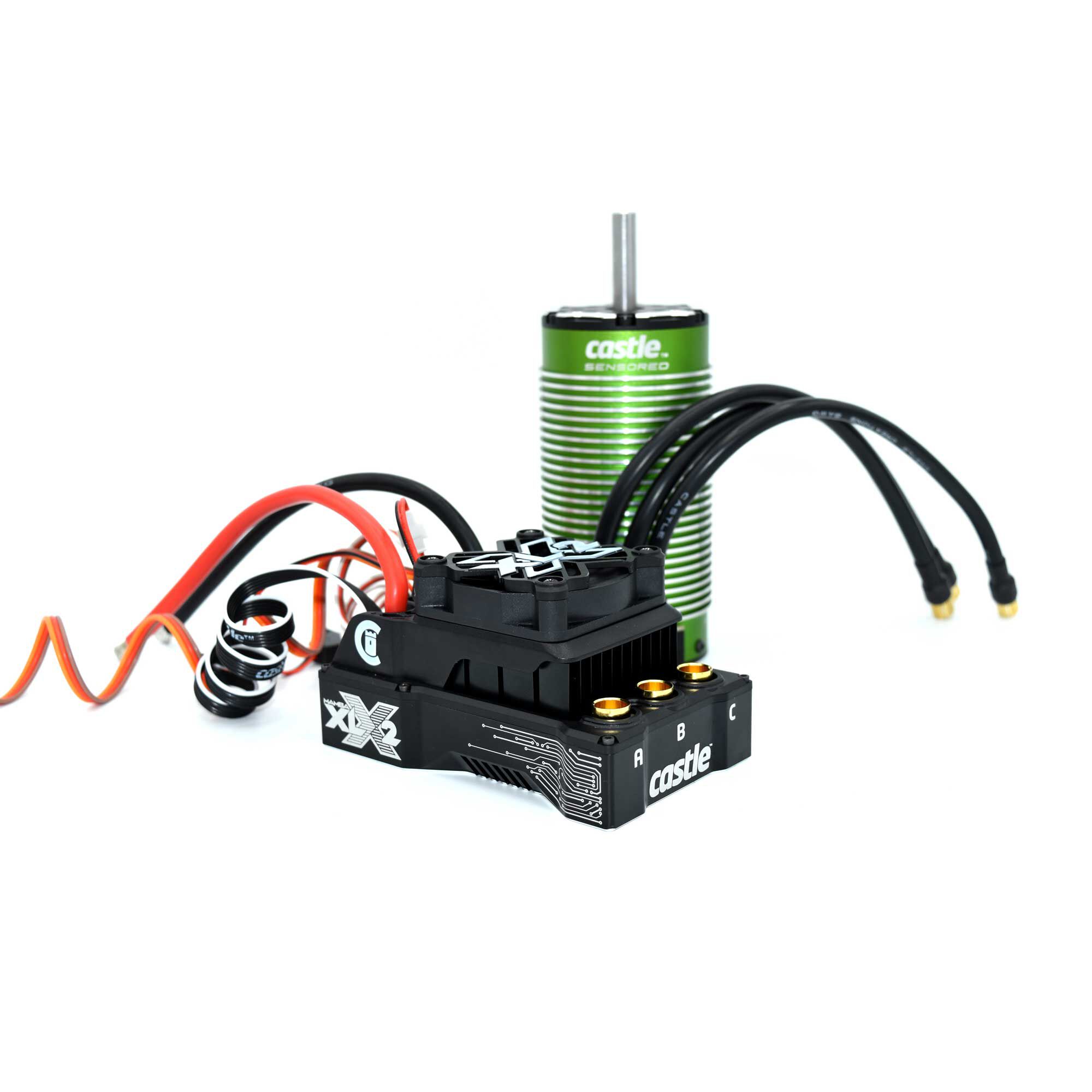 Castle Creations 1/5 Mamba XLX2 Brushless ESC / 1100Kv Sensored Motor Combo