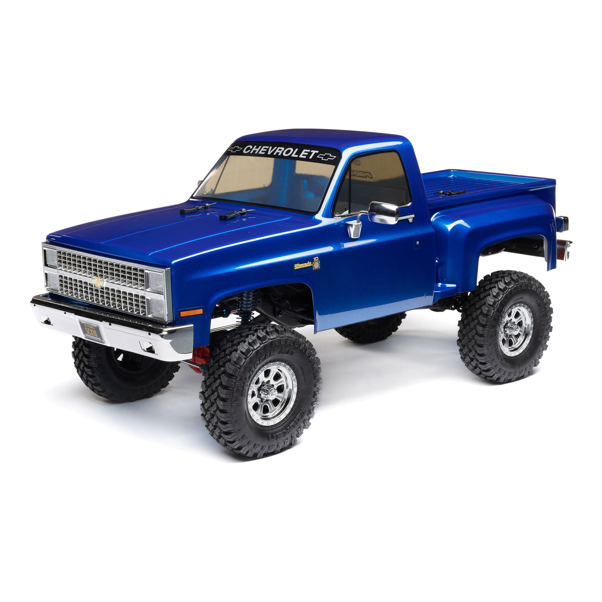 Axial 1/10 SCX10 III Base Camp 1982 Chevrolet K10 4X4 RTR Brushed Rock Crawler, Blue