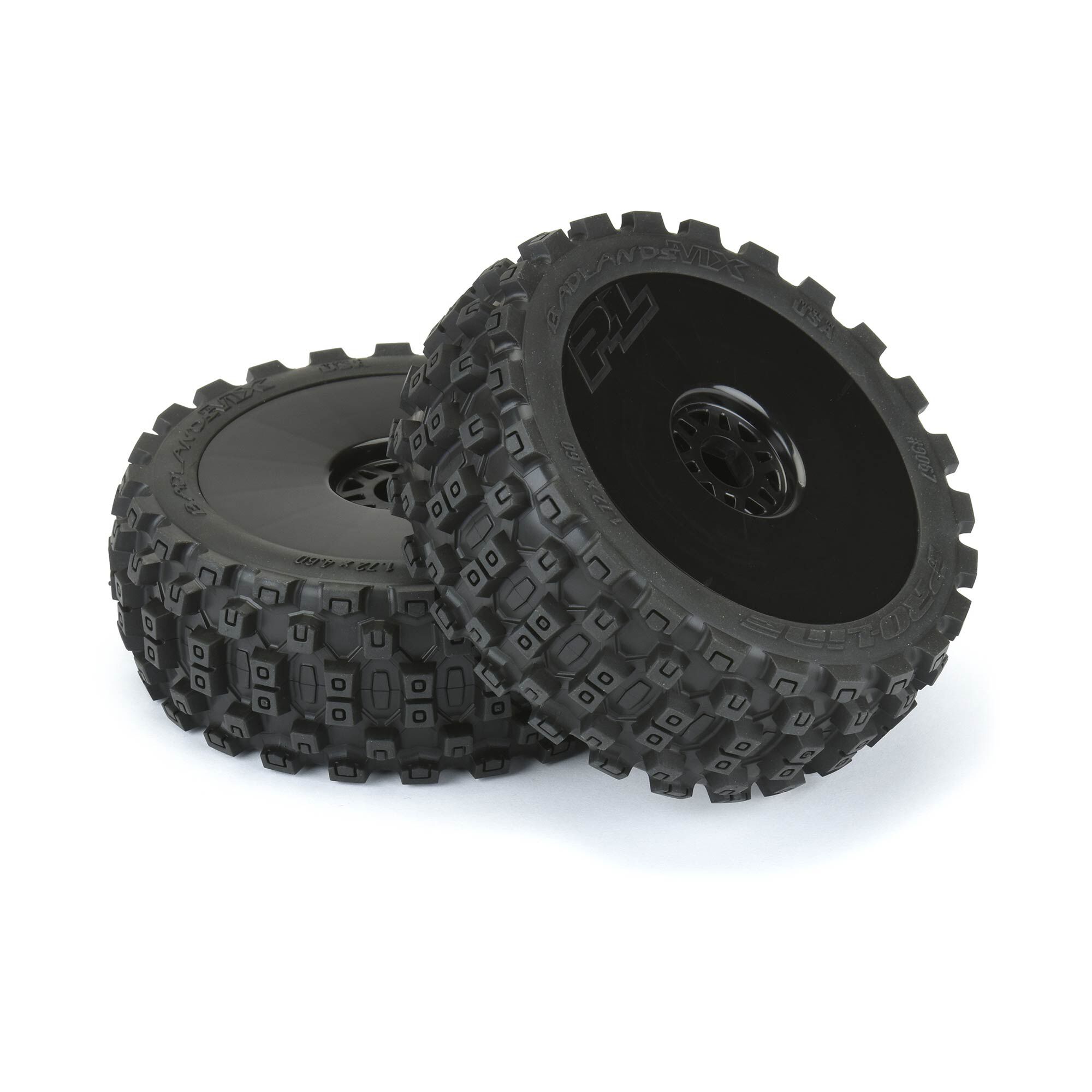 Pro-Line Racing 1/8 Badlands MX M2 Front/Rear Buggy Tires Mounted 17mm Black (2)