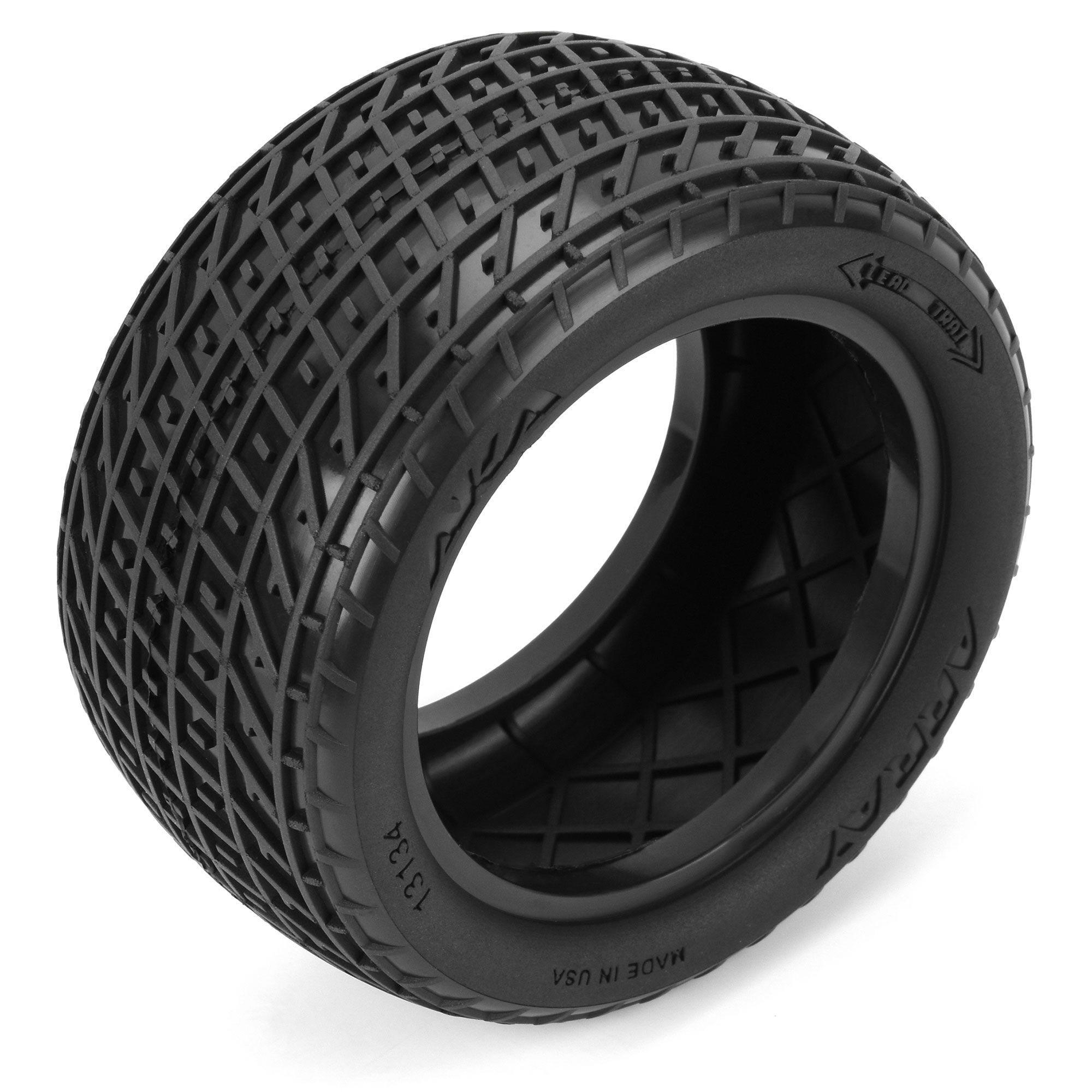 AKA PRODUCTS, INC. 1/10 Array Super Soft Long Wear Rear 2.2" Dirt Oval Tires (2)