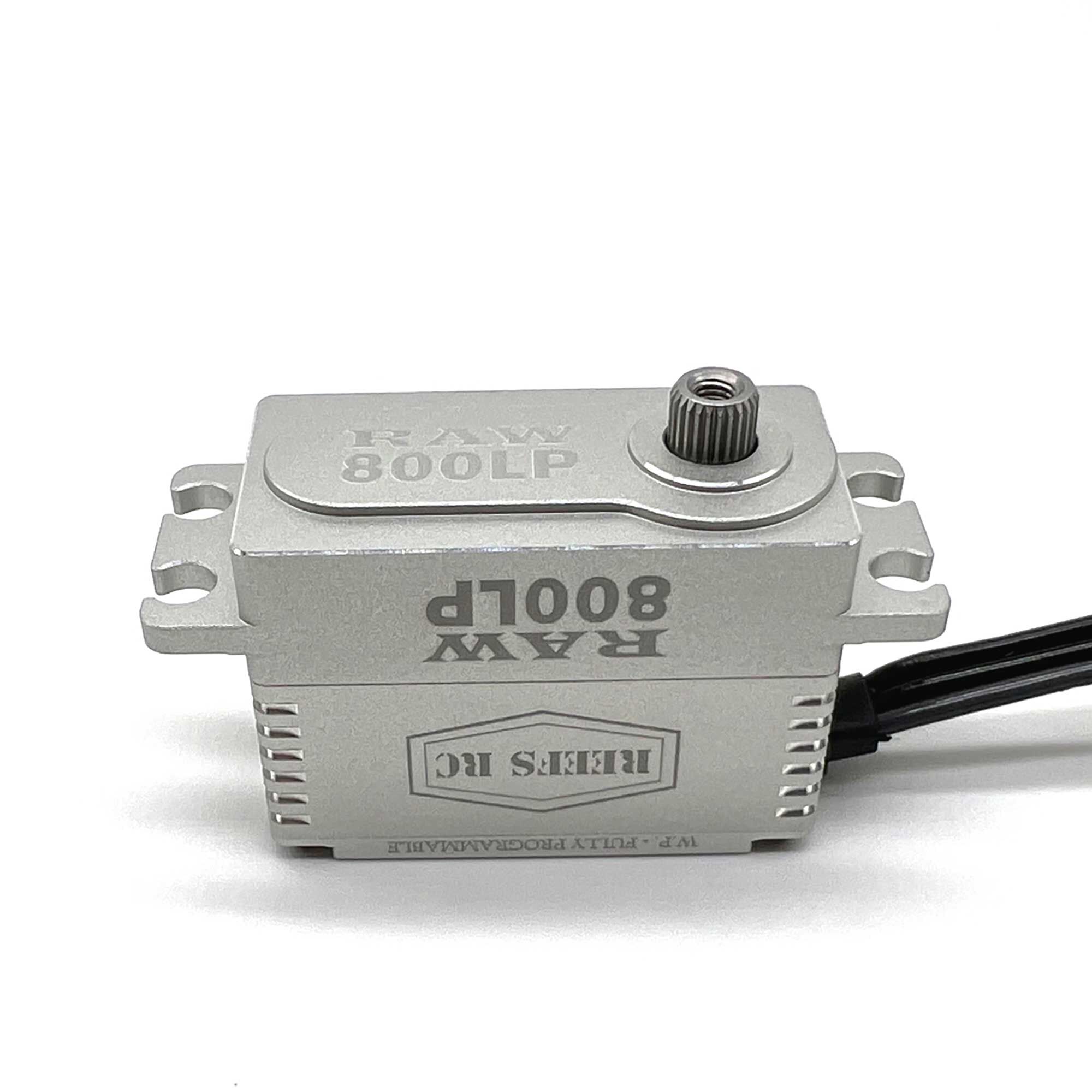 REEFS RC RAW 800LP Low Profile Digital Metal Gear Waterproof Programmable Servo, Silver