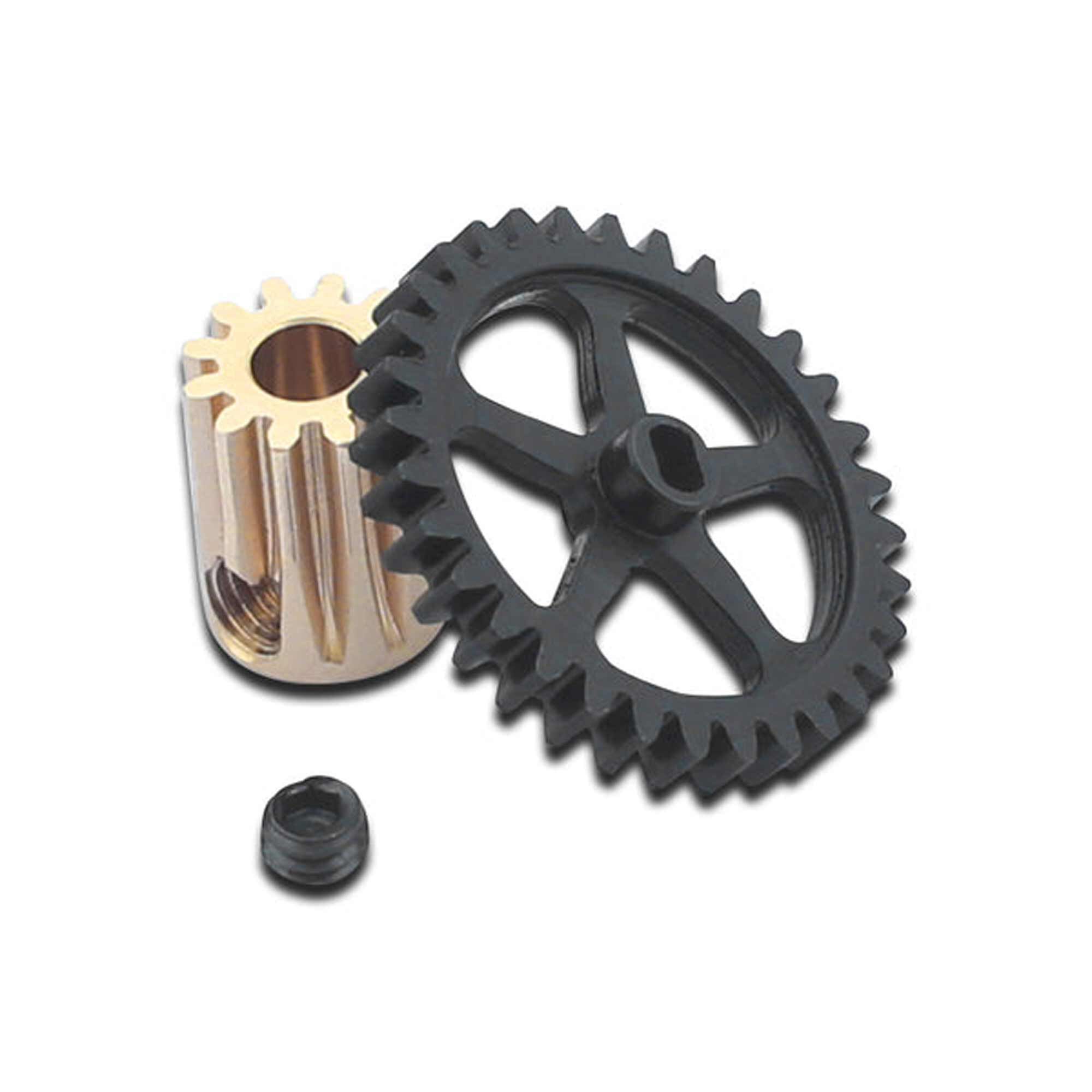 Furitek Ultimate Plus Brushless Conversion Kit, 2204 Motor, CNC Motor Mount, Spur and Pinion: SCX24