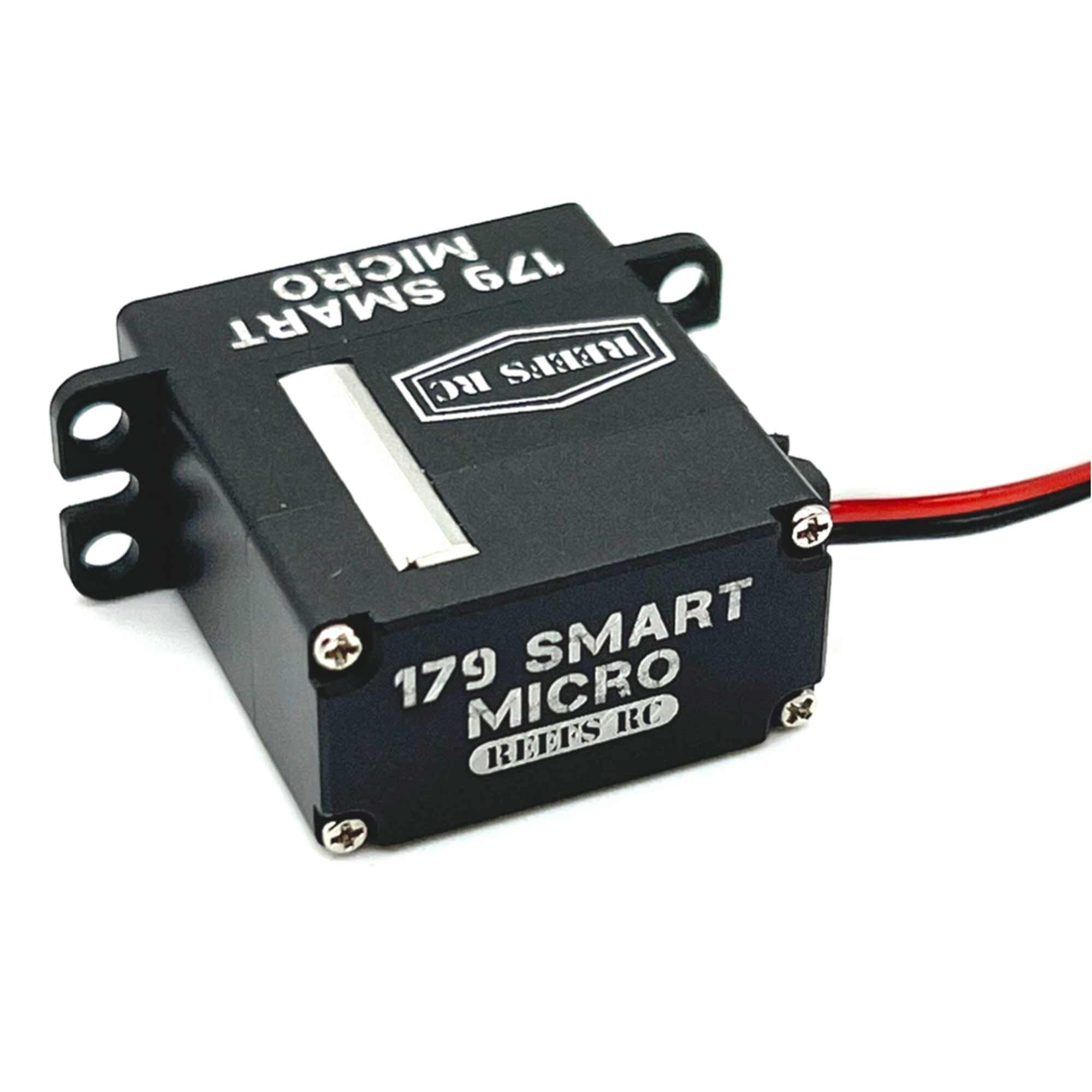 REEFS RC 179 Smart Micro Digital Metal Gear Waterproof Programmable Winch Servo, Black