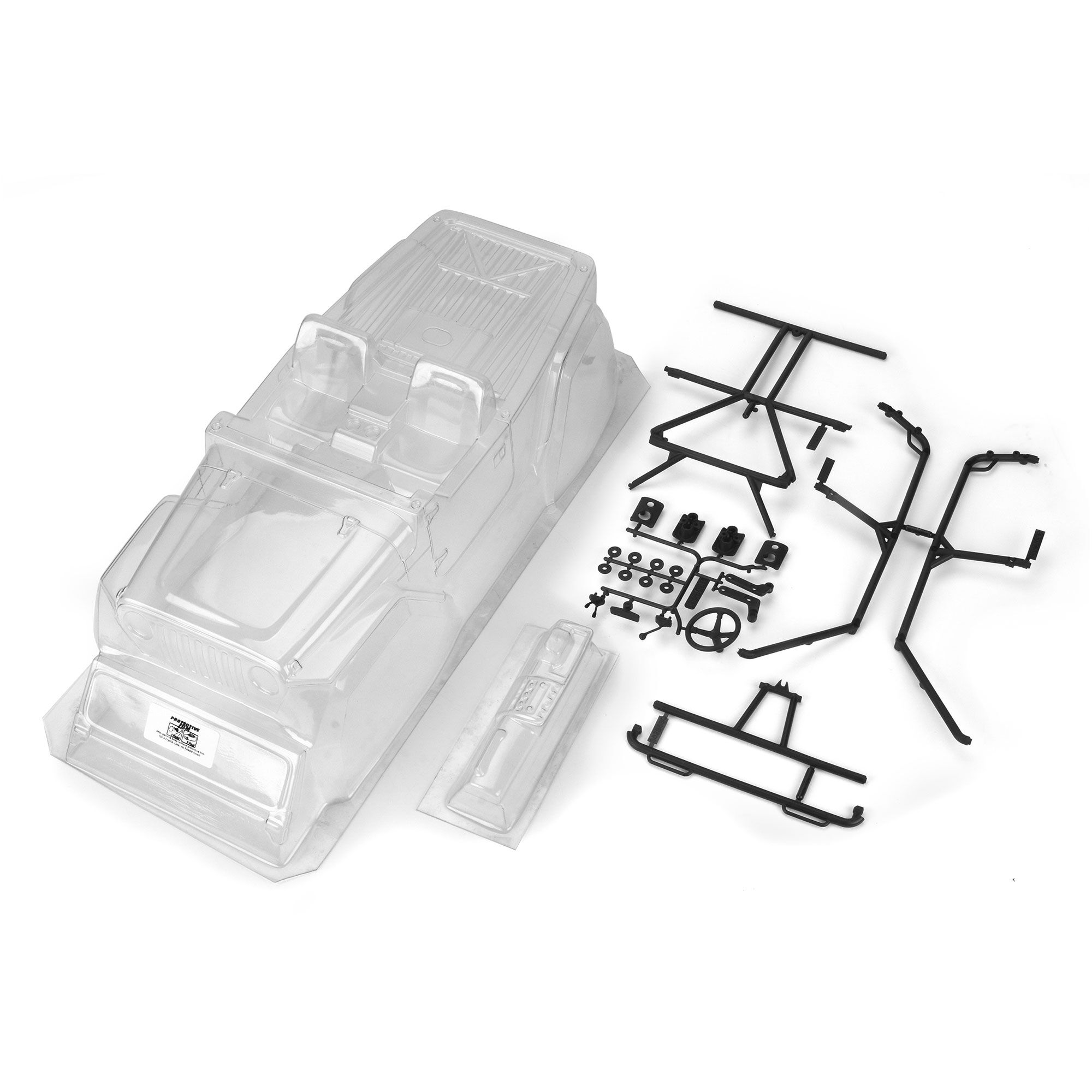 Pro-Line Racing 1/10 2004 Jeep LJ Clear Body/Trail Cage 12.3" Wheelbase Crawlers