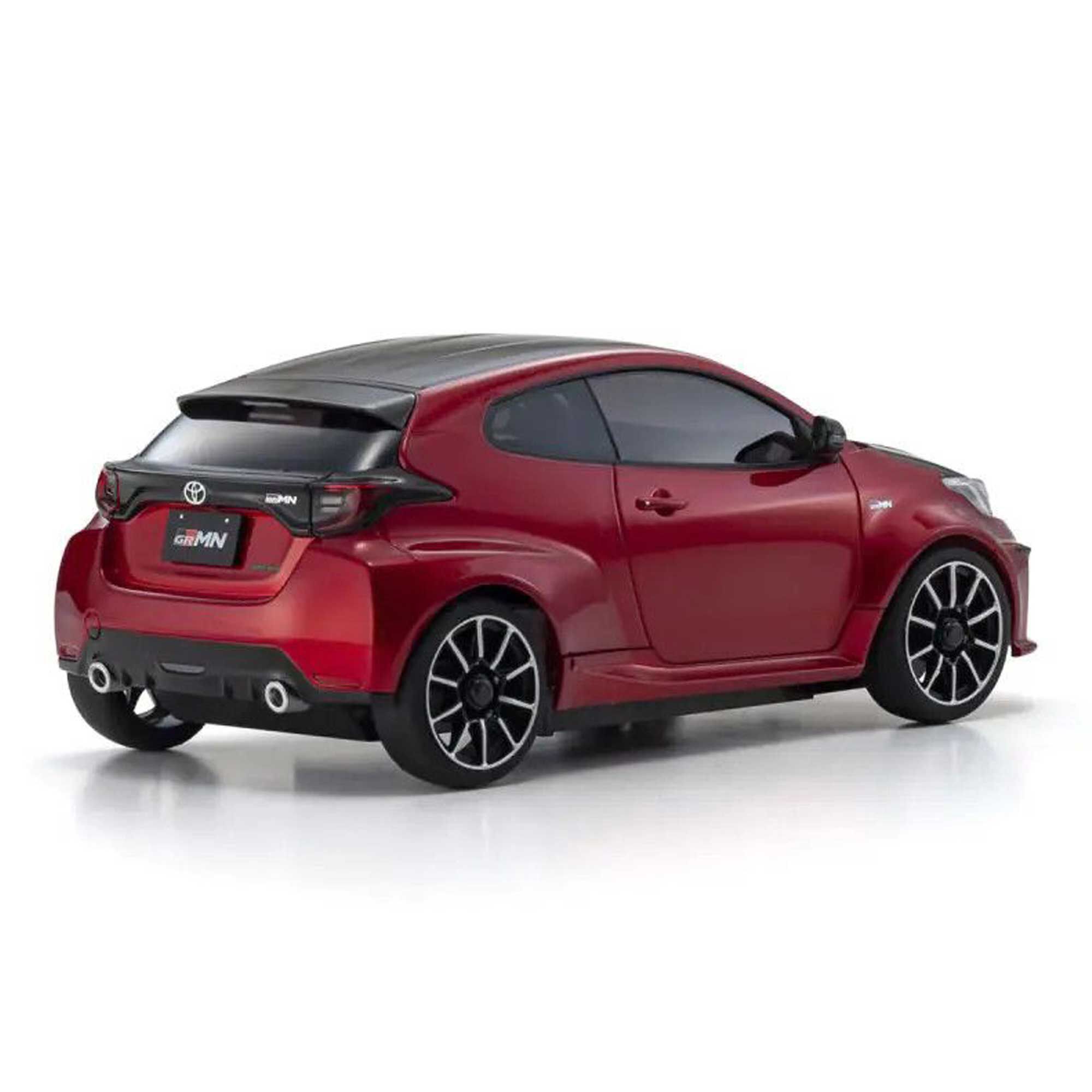 Kyosho 1/28 Toyota GRMN Yaris Rally Package MA-02 MINI-Z AWD RTR, Emotional Red