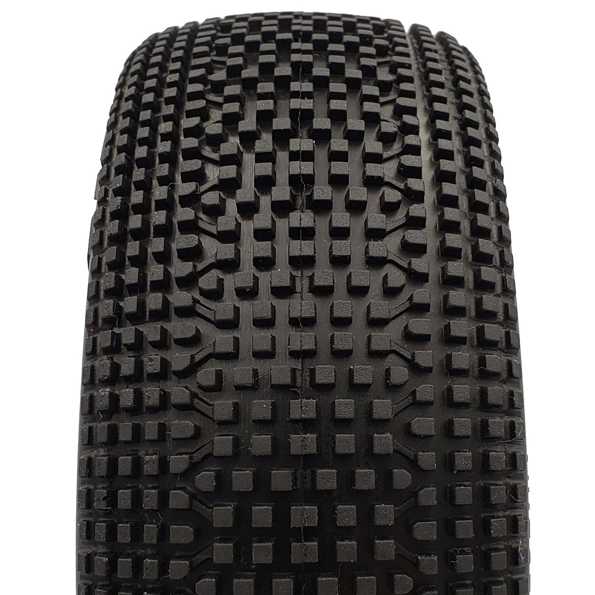 AKA PRODUCTS, INC. 1/8 2AB Super Soft Long Wear Tires, Red Inserts( 2): Buggy