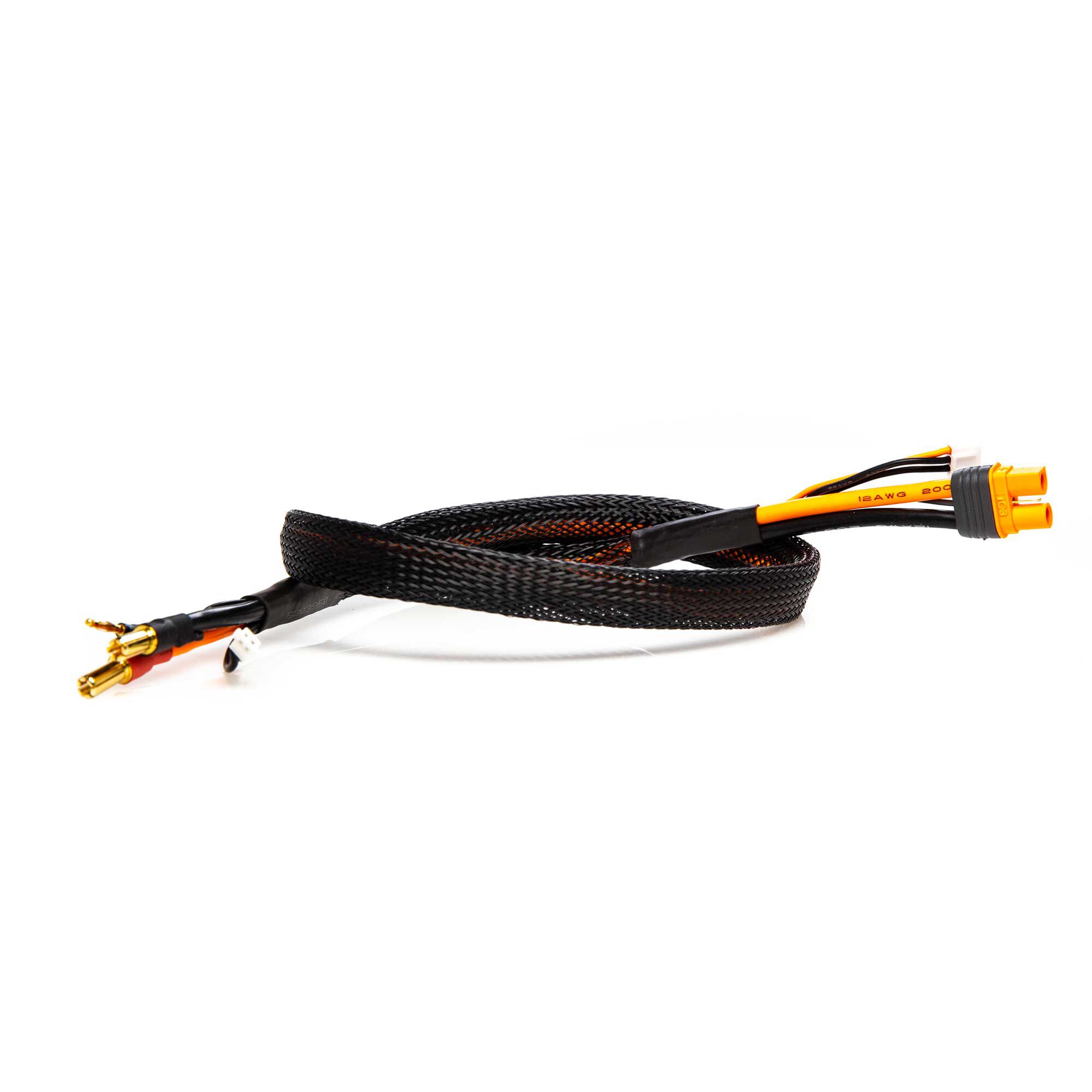 Spektrum Accessories Adapter: IC3 Battery / 5mm Bullet with 2' Wires, Smart 2S