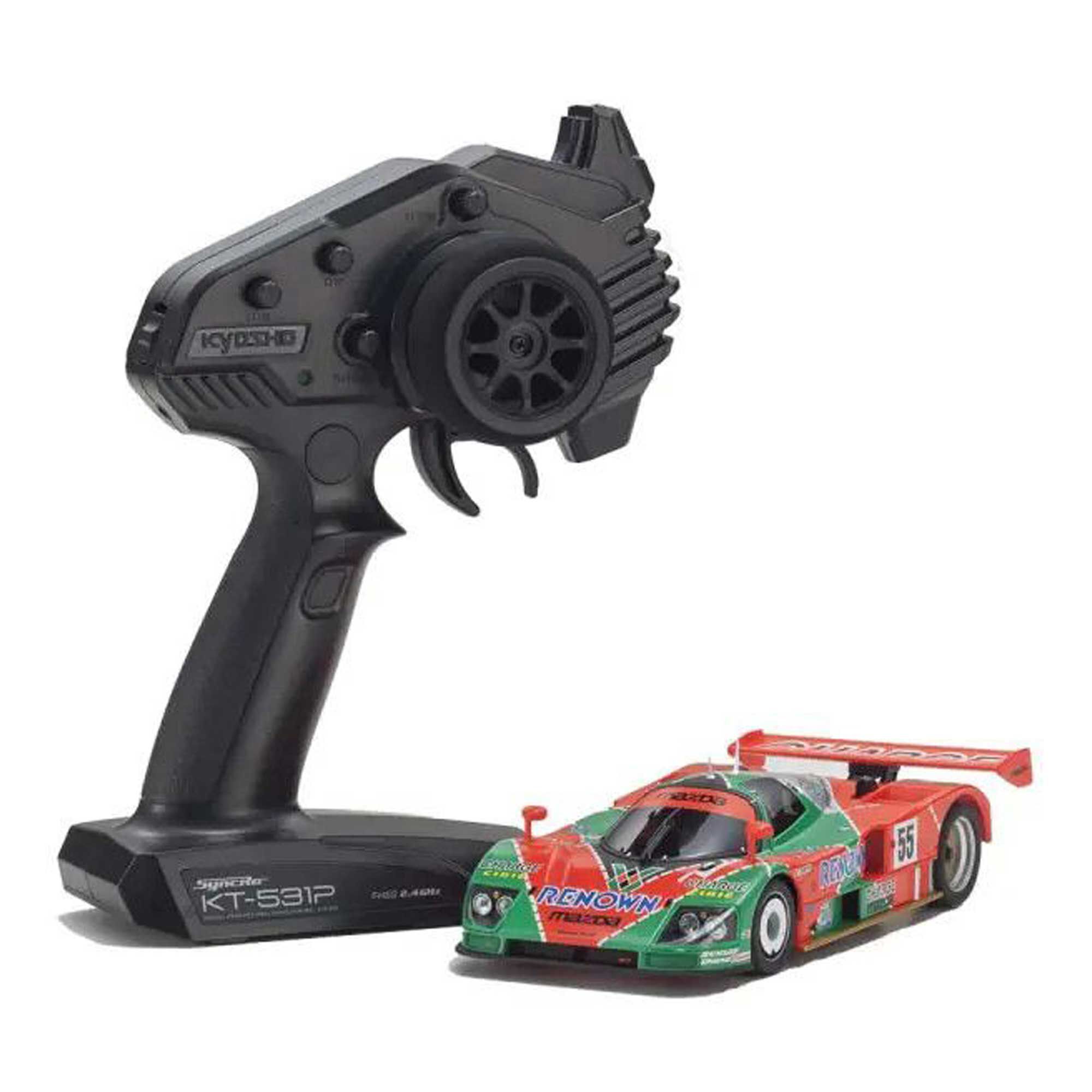 Kyosho 1/28 1991 Mazda Renown Charge 787B MR-04 MINI-Z 2WD RTR, 1991 Le Mans #55