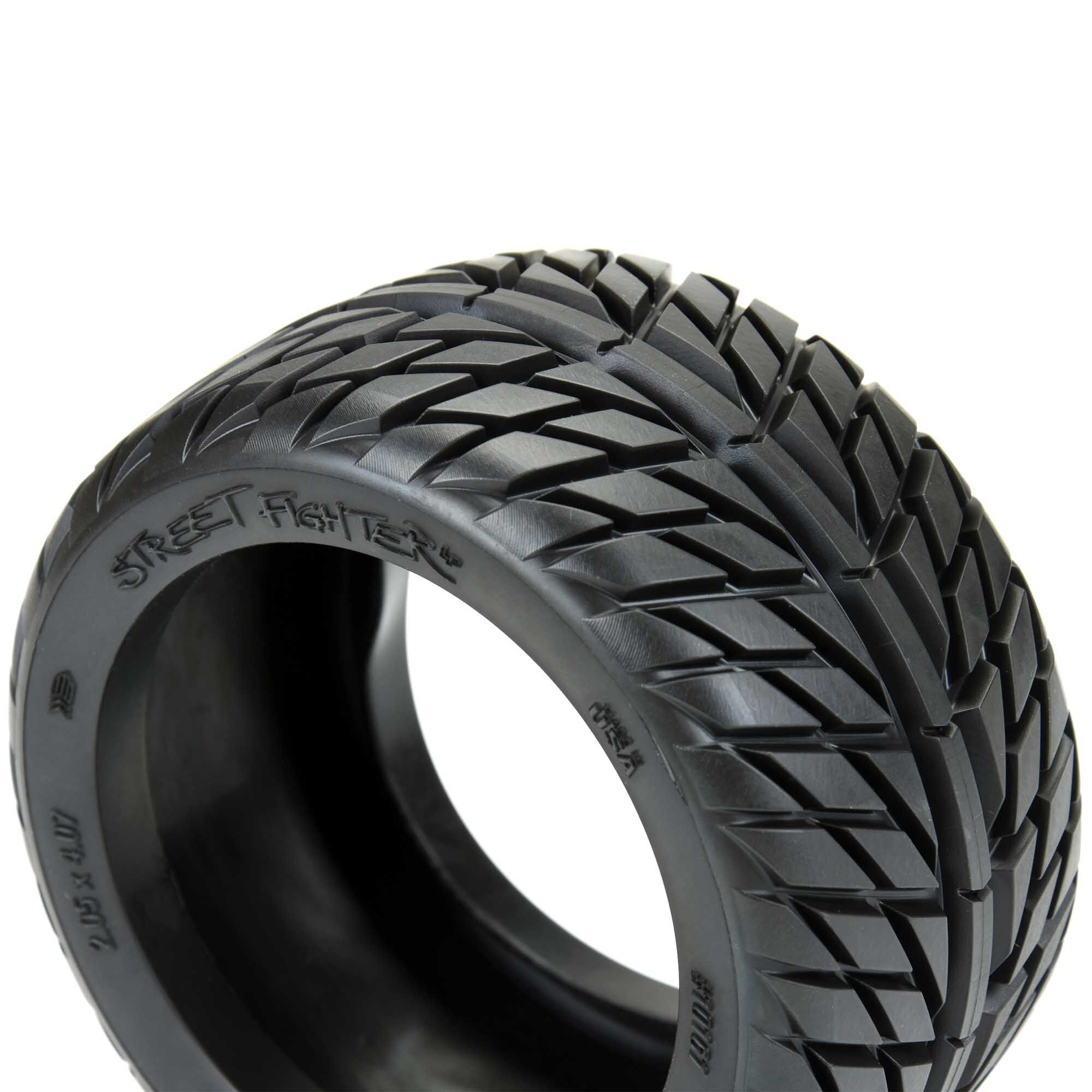 Pro-Line Racing 1/10 Street Fighter LP F/R 2.8" MT Tires MTD 12mm/14mm Blk Raid (2)
