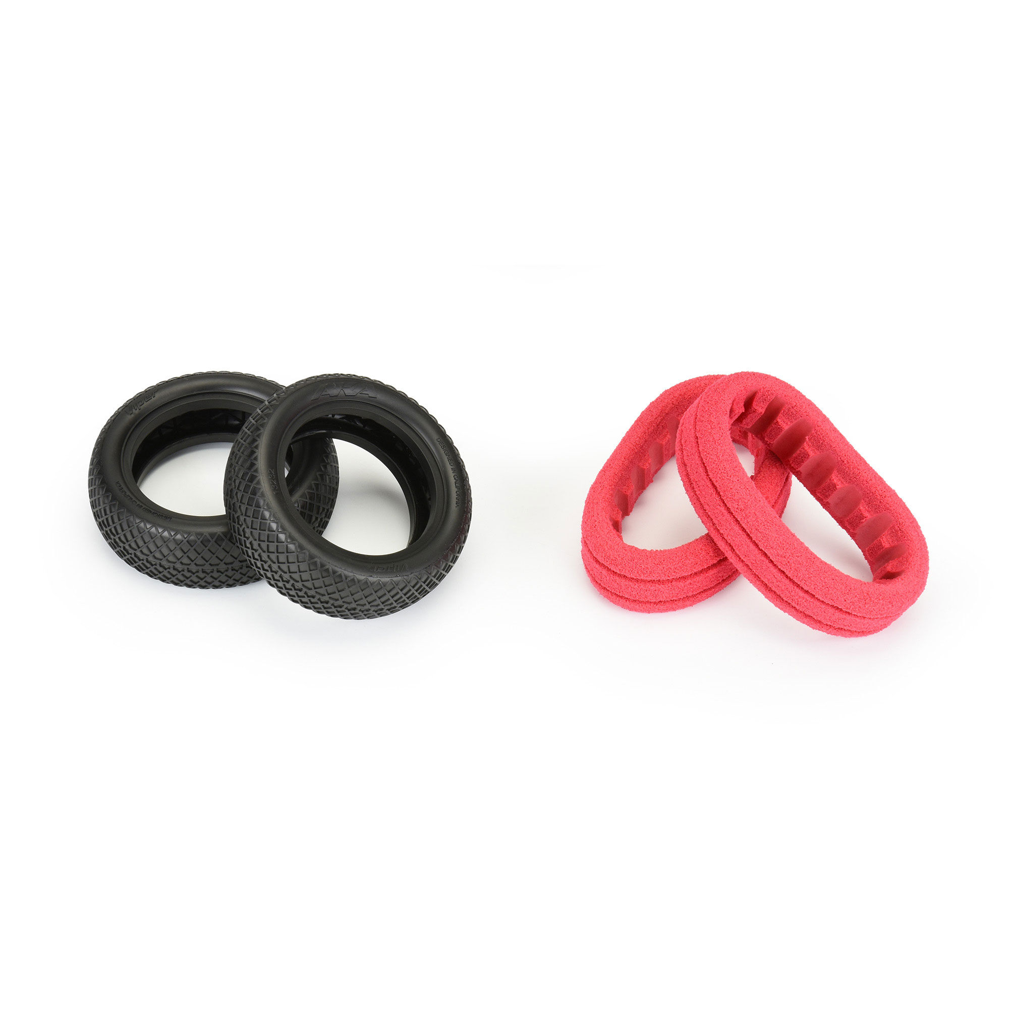AKA PRODUCTS, INC. 1/10 Viper Super Soft Long Wear 2WD Fr 2.2" Off-Road Buggy Tires (2)