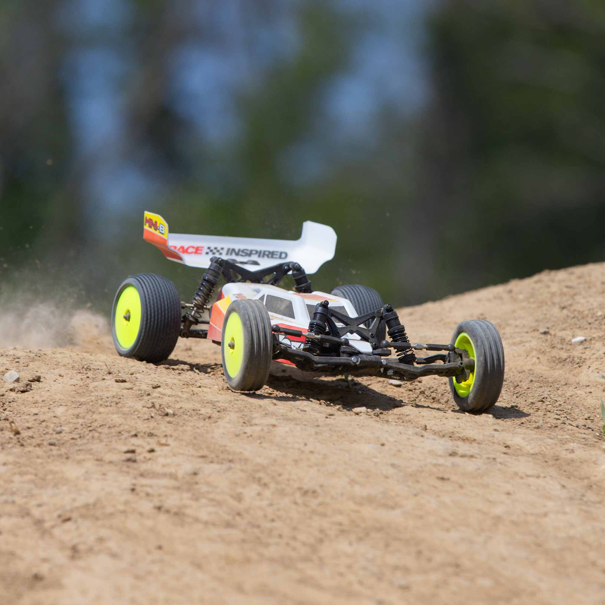 Losi 1/16 Mini-B 2S 2WD RTR Brushless Buggy (Battery & Charger included), Red