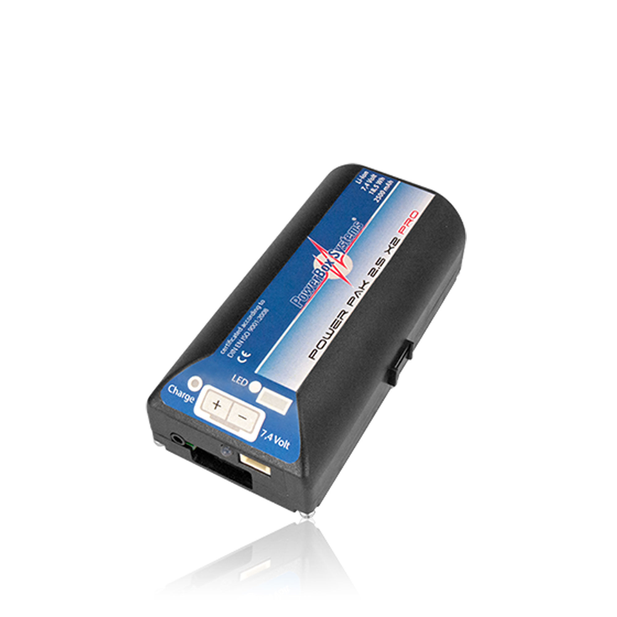 PowerBox Systems PowerPak 2.5X2 2500mAh PRO Li-Ion Receiver Battery and Mount