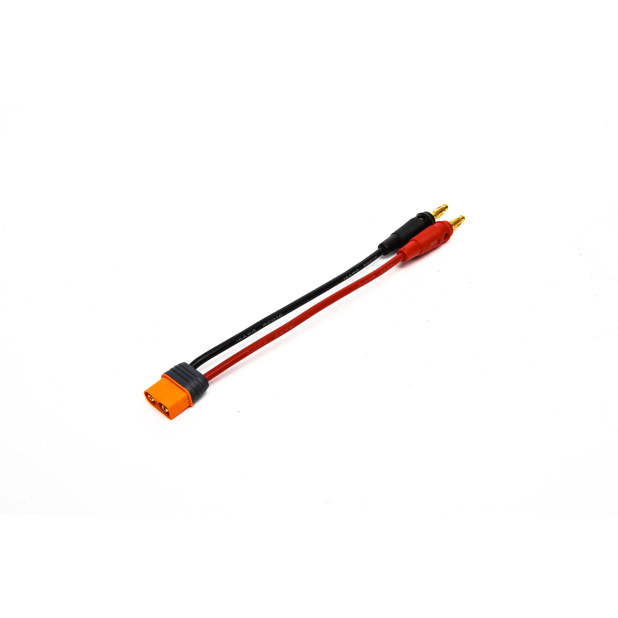 Spektrum Accessories Adapter: IC3 Device / 4mm Male Bullets with 6" Wires 13 AWG