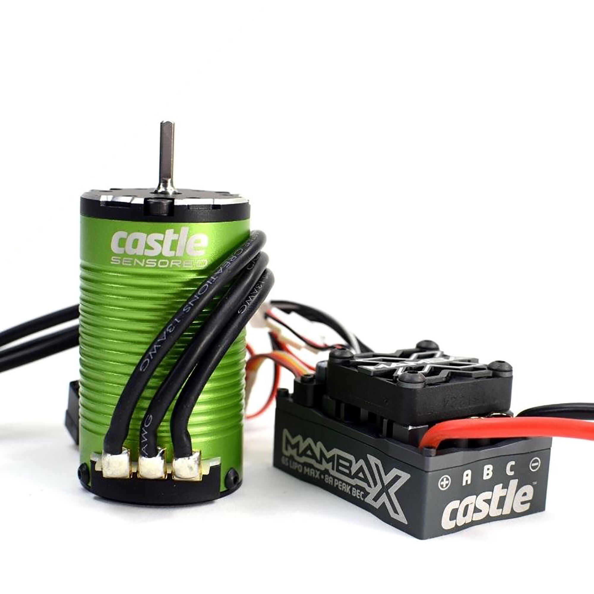 Castle Creations MAMBA X SCT Brushless ESC / 1412-3200Kv 5mm Sensored Motor Combo