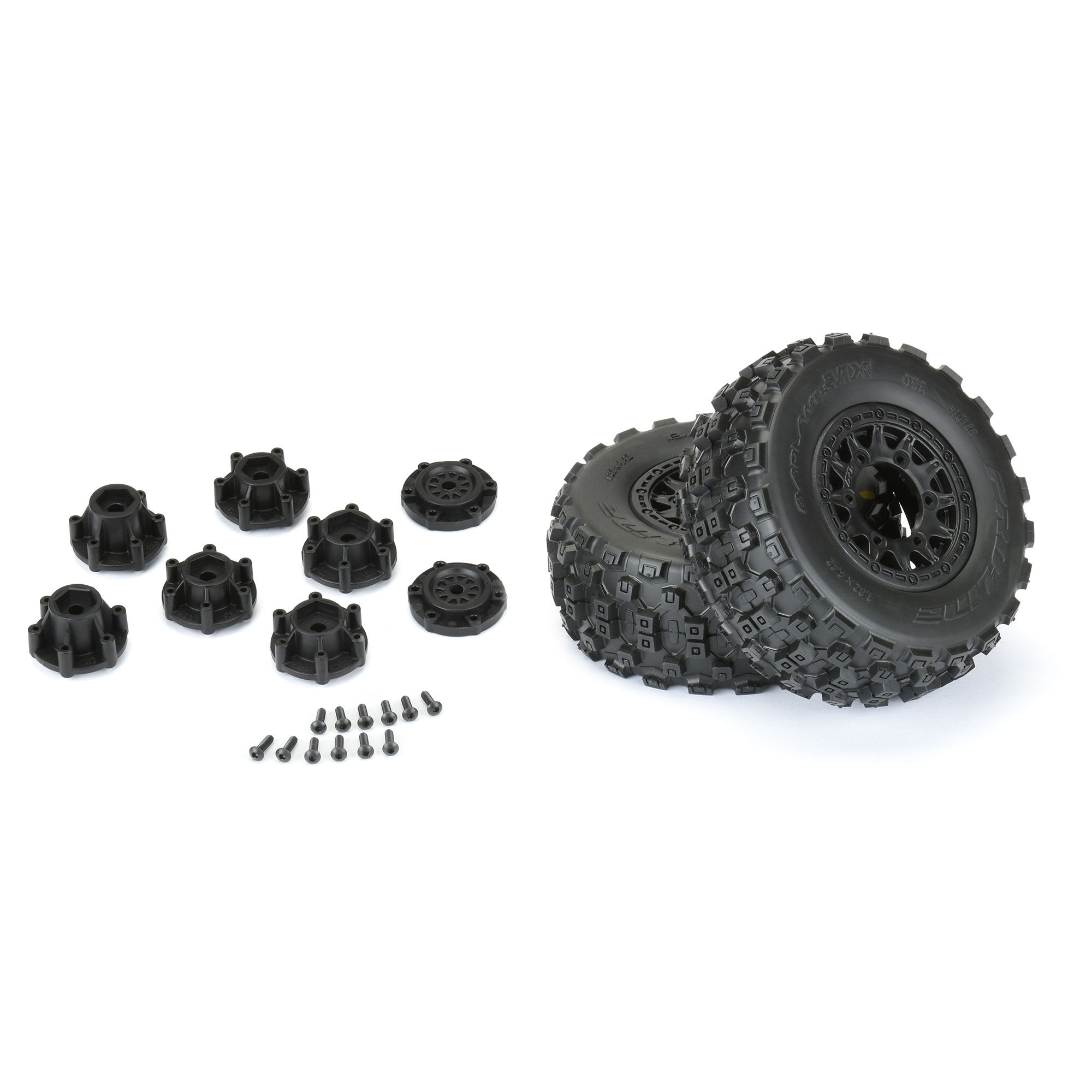 Pro-Line Racing 1/10 Badlands MX M2 Fr/Rr 2.2"/3.0" SC Mounted 12mm Blk Raid (2)