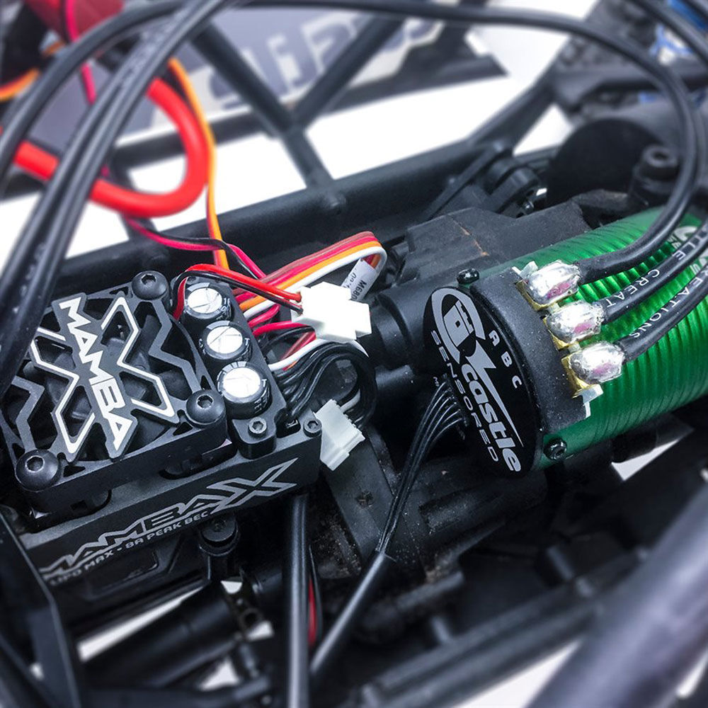 Castle Creations 1/10 Mamba X Waterproof ESC /1406-5700Kv Sensored Brushless Motor Combo: 4mm Bullet