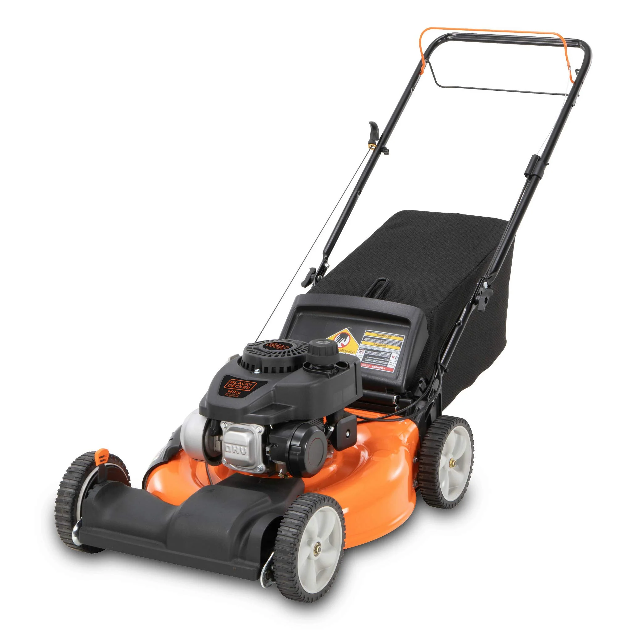 BLACK+DECKER 140cc Gas 21 in. 3-in-1 Forward Push Lawn Mower