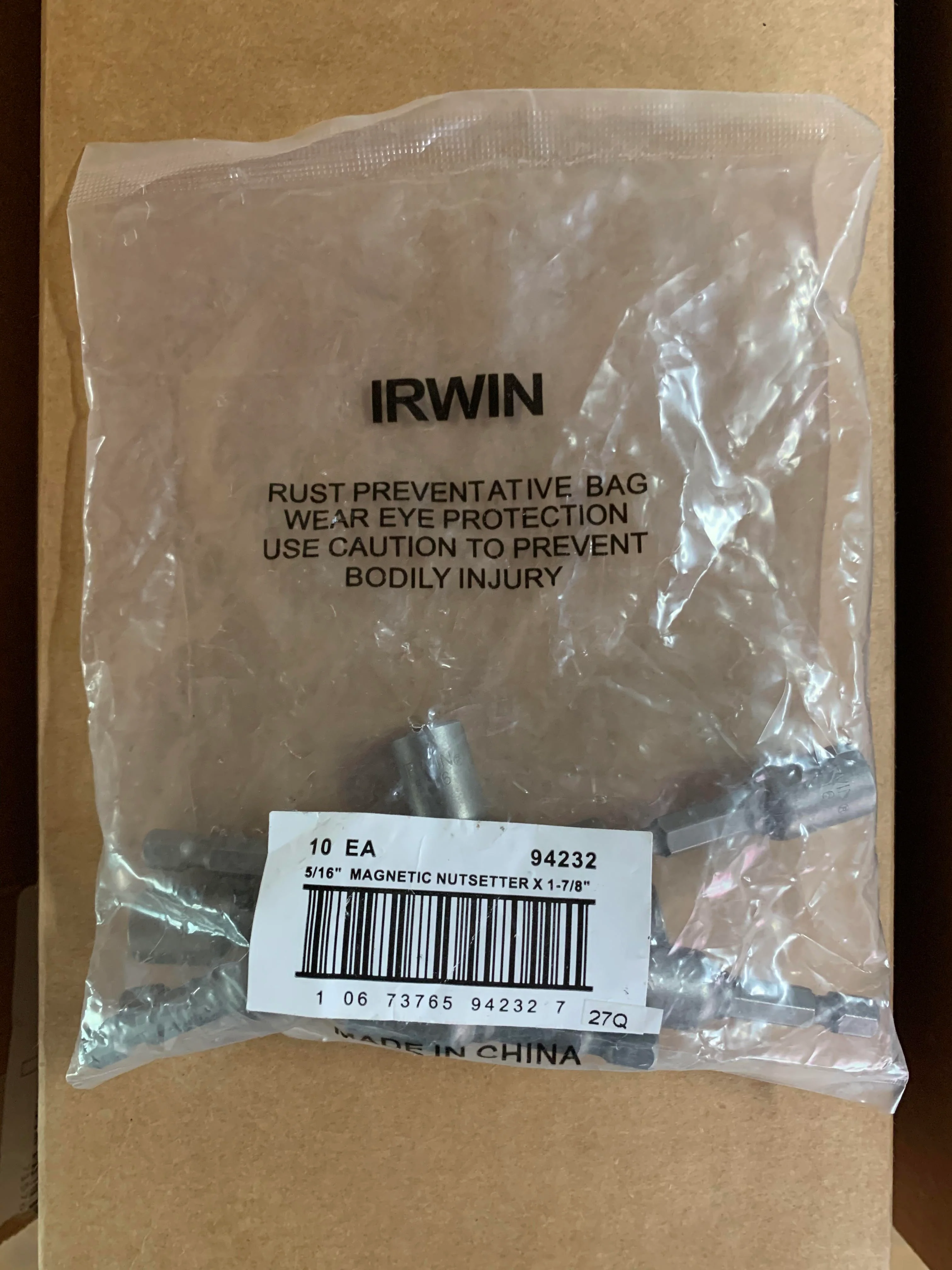 Irwin Magnetic Nutsetter | 5/16 X 1-7/8 (10 Each)